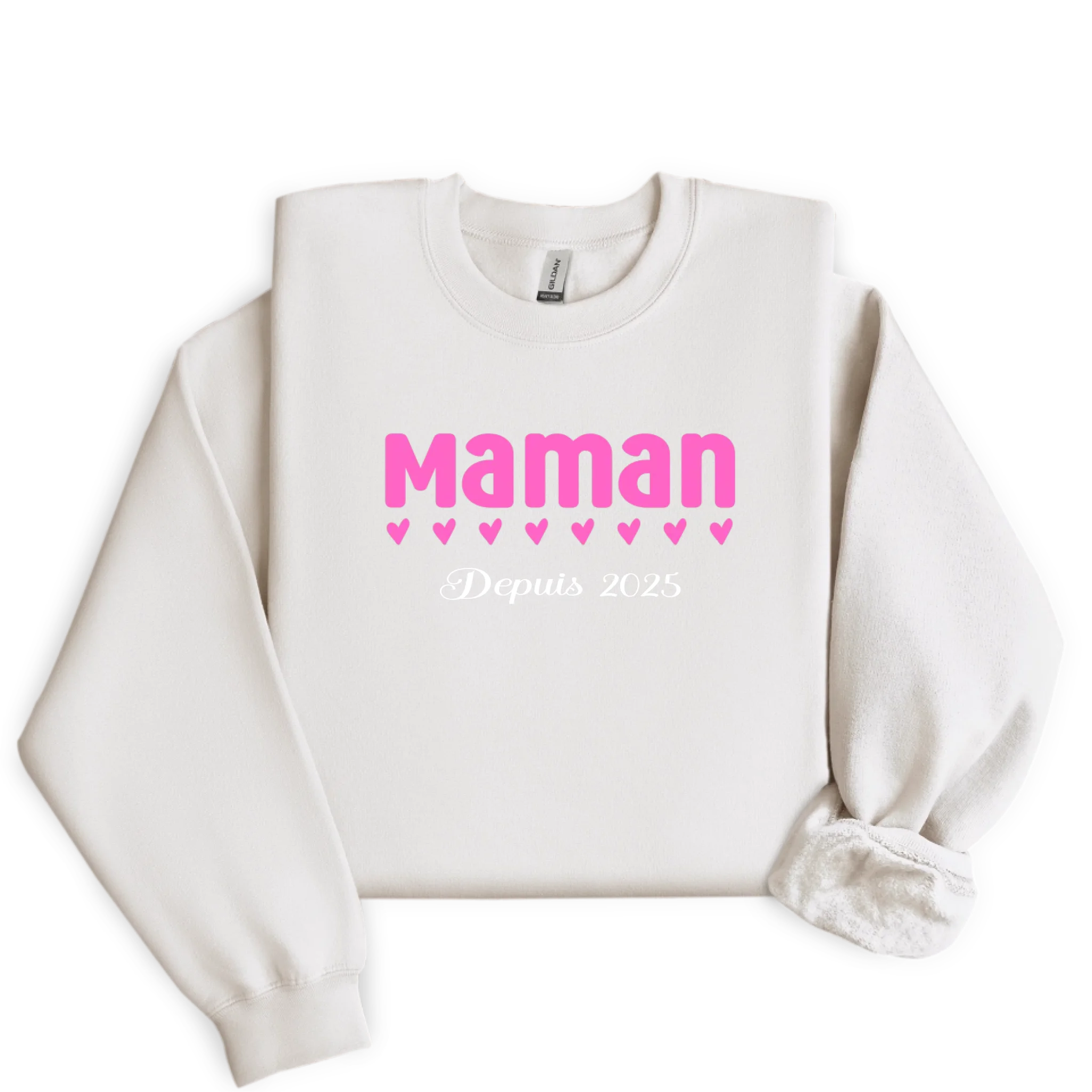 Sweatshirt Maman depuis ( Personnalisable )