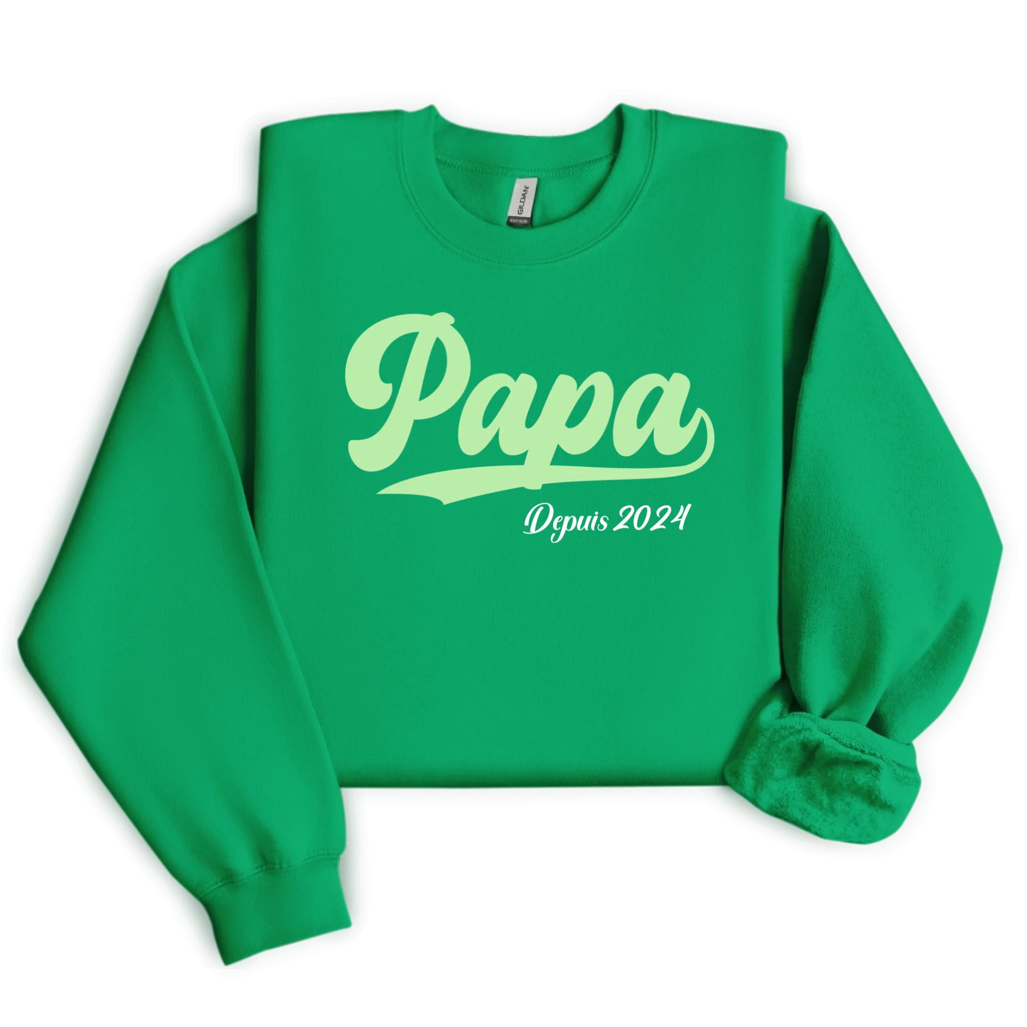 Sweatshirt Papa Depuis ( Personnalisable )