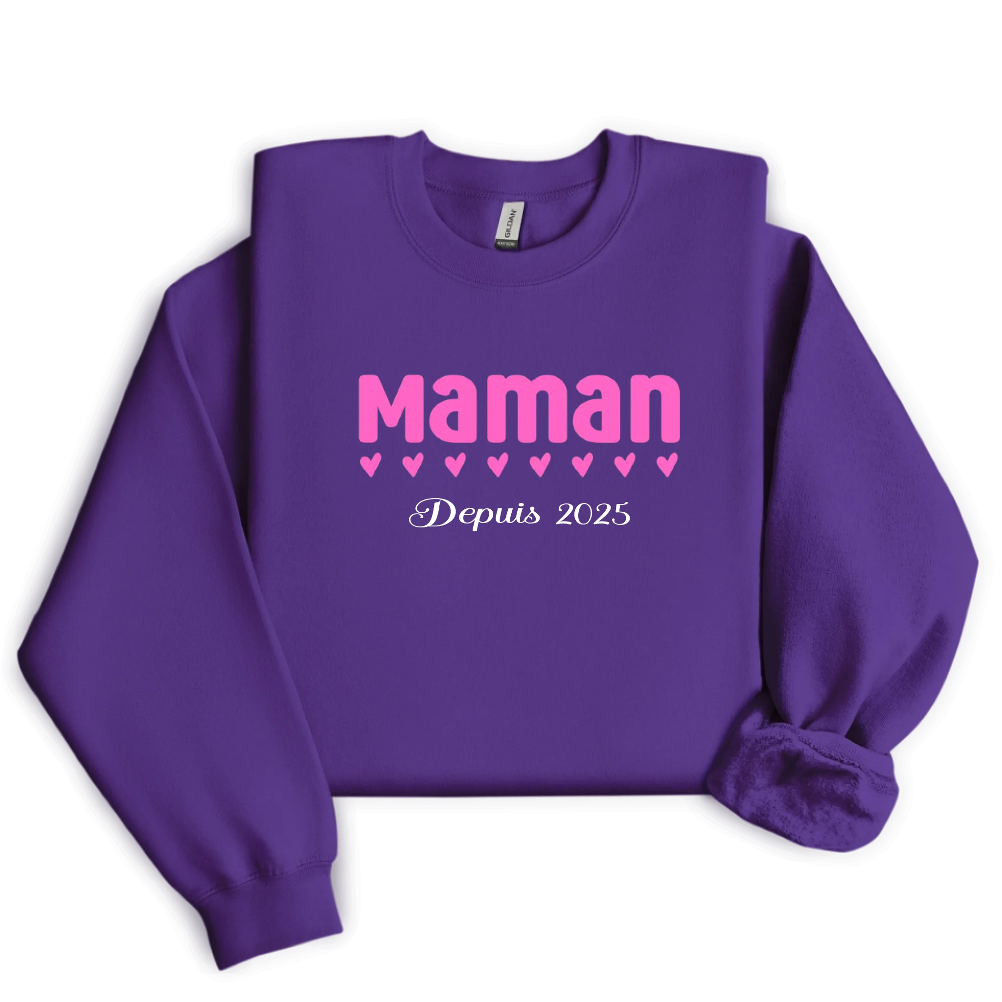 Sweatshirt Maman depuis ( Personnalisable )