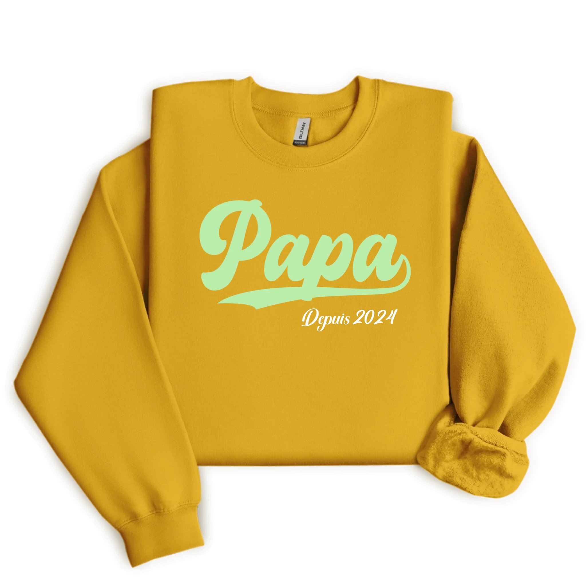 Sweatshirt Papa Depuis ( Personnalisable )