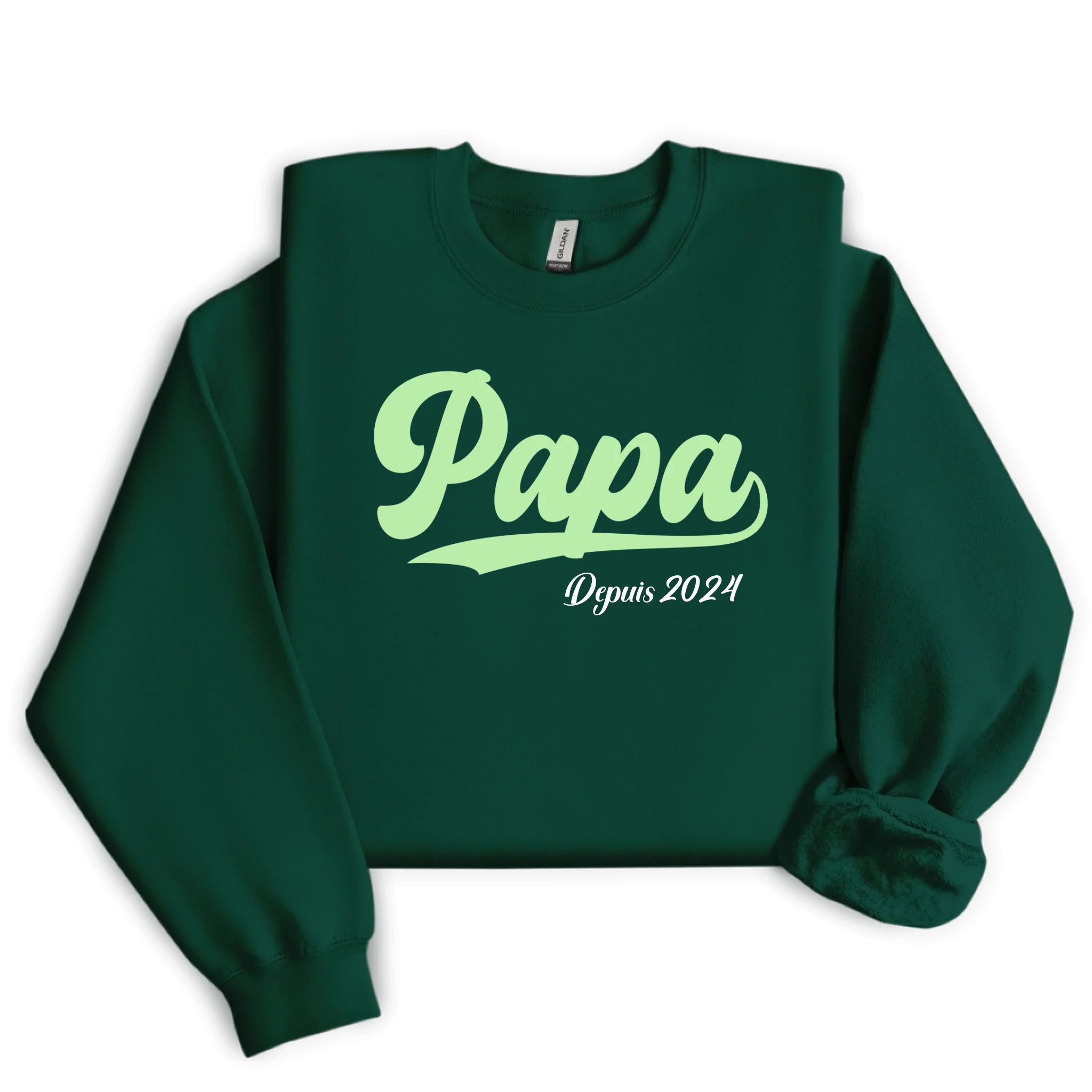 Sweatshirt Papa Depuis ( Personnalisable )