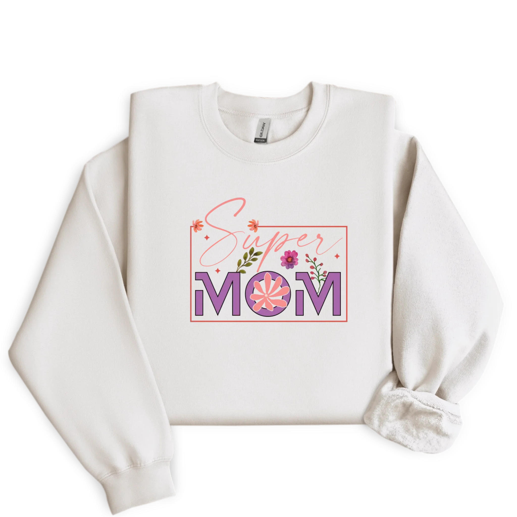 Sweatshirt Super Mom ( Personnalisable )