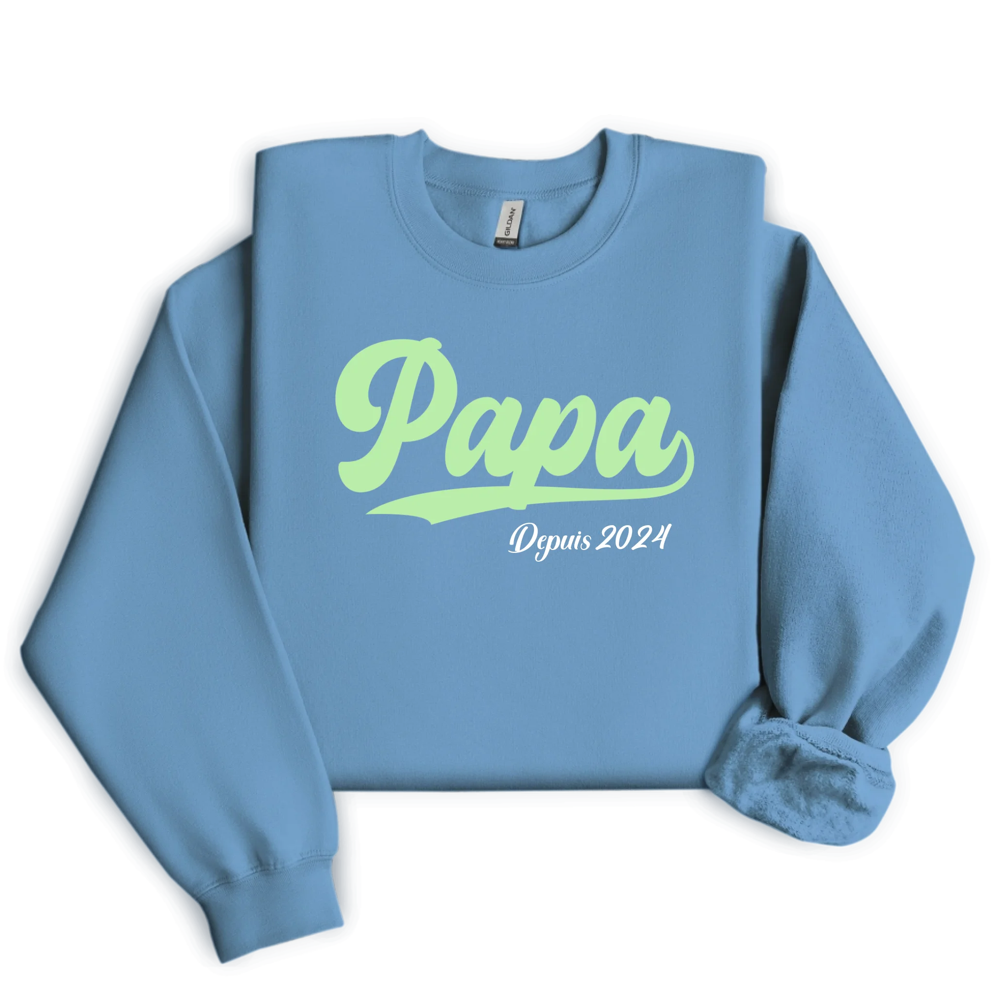 Sweatshirt Papa Depuis ( Personnalisable )