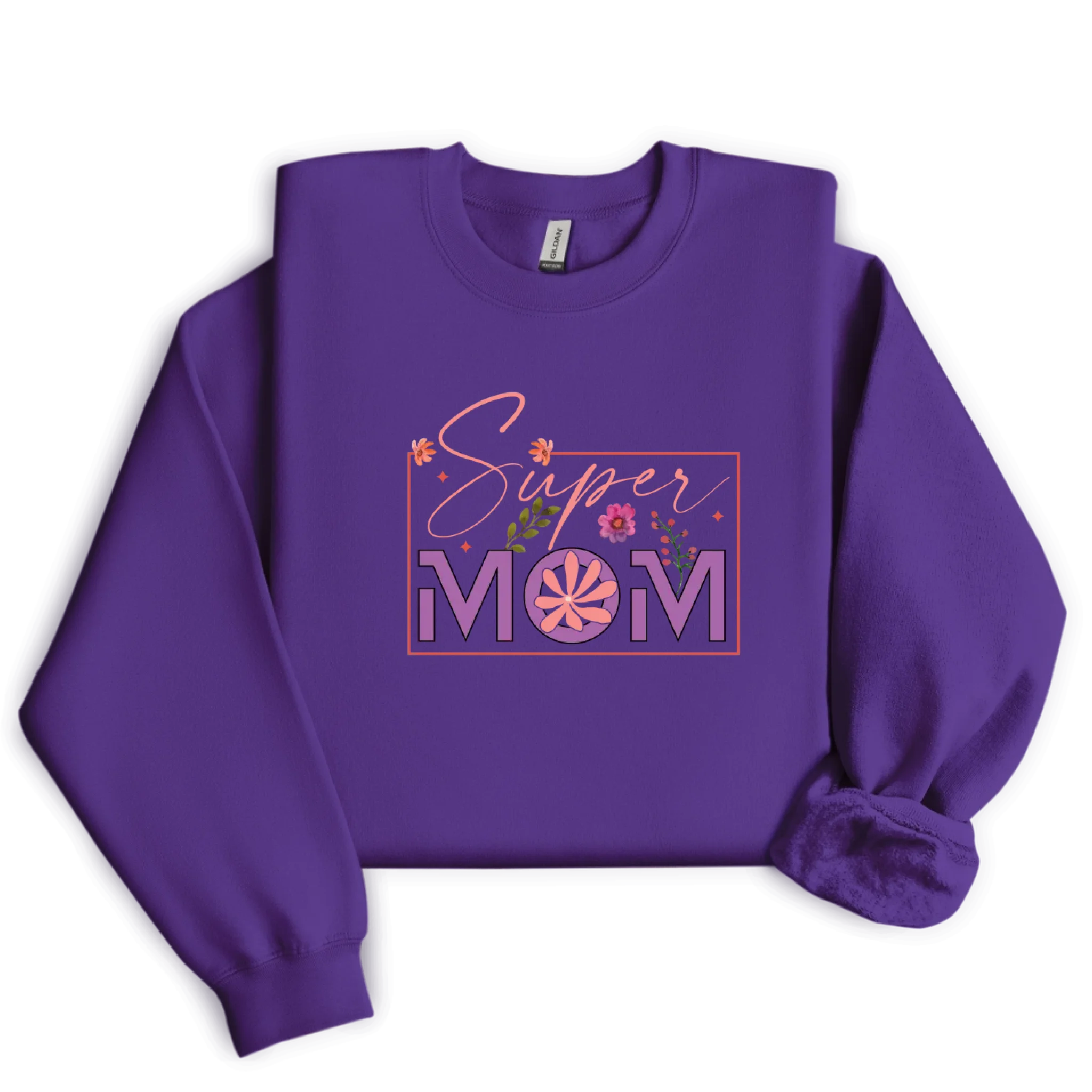 Sweatshirt Super Mom ( Personnalisable )