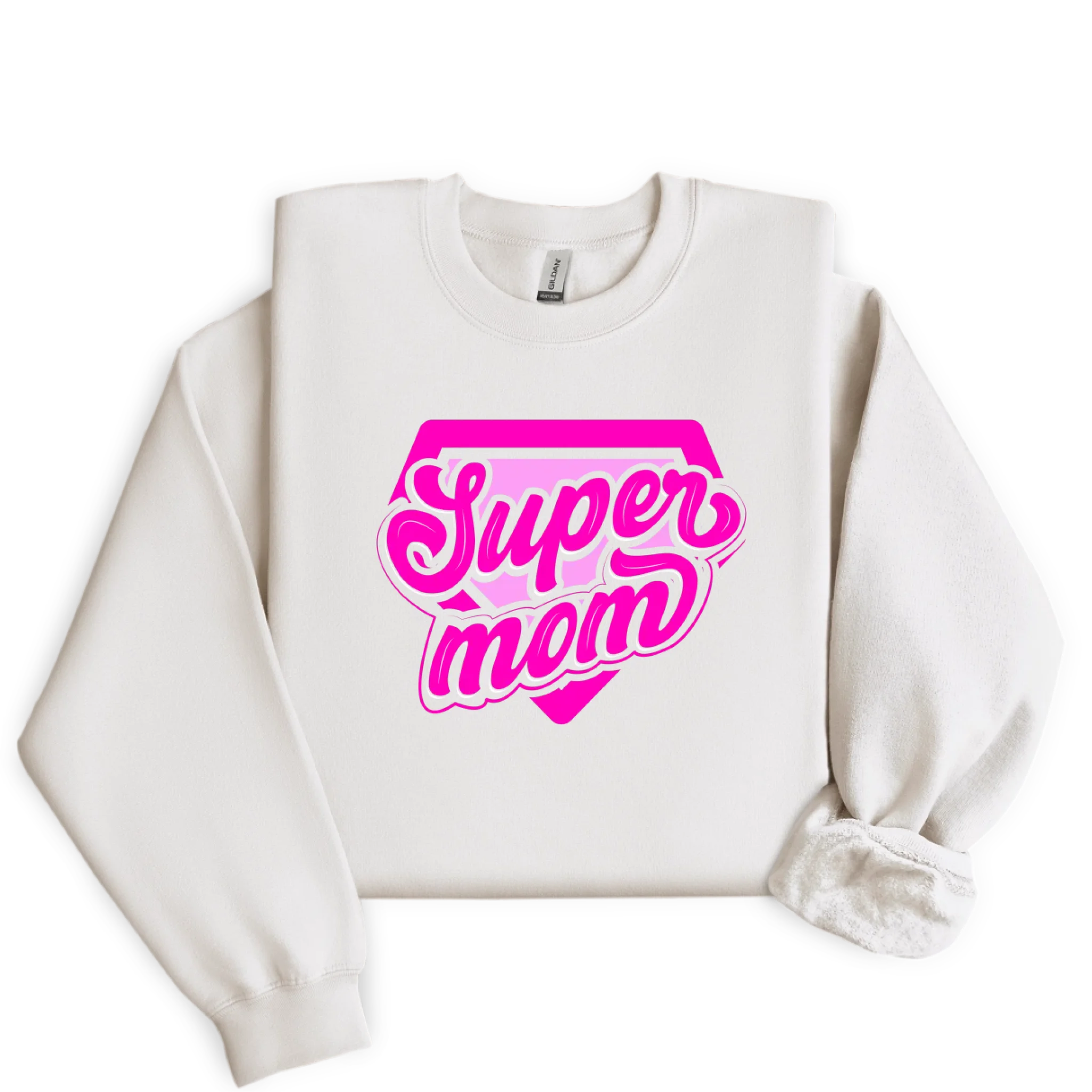 Sweatshirt Super Mom ( Personnalisable )