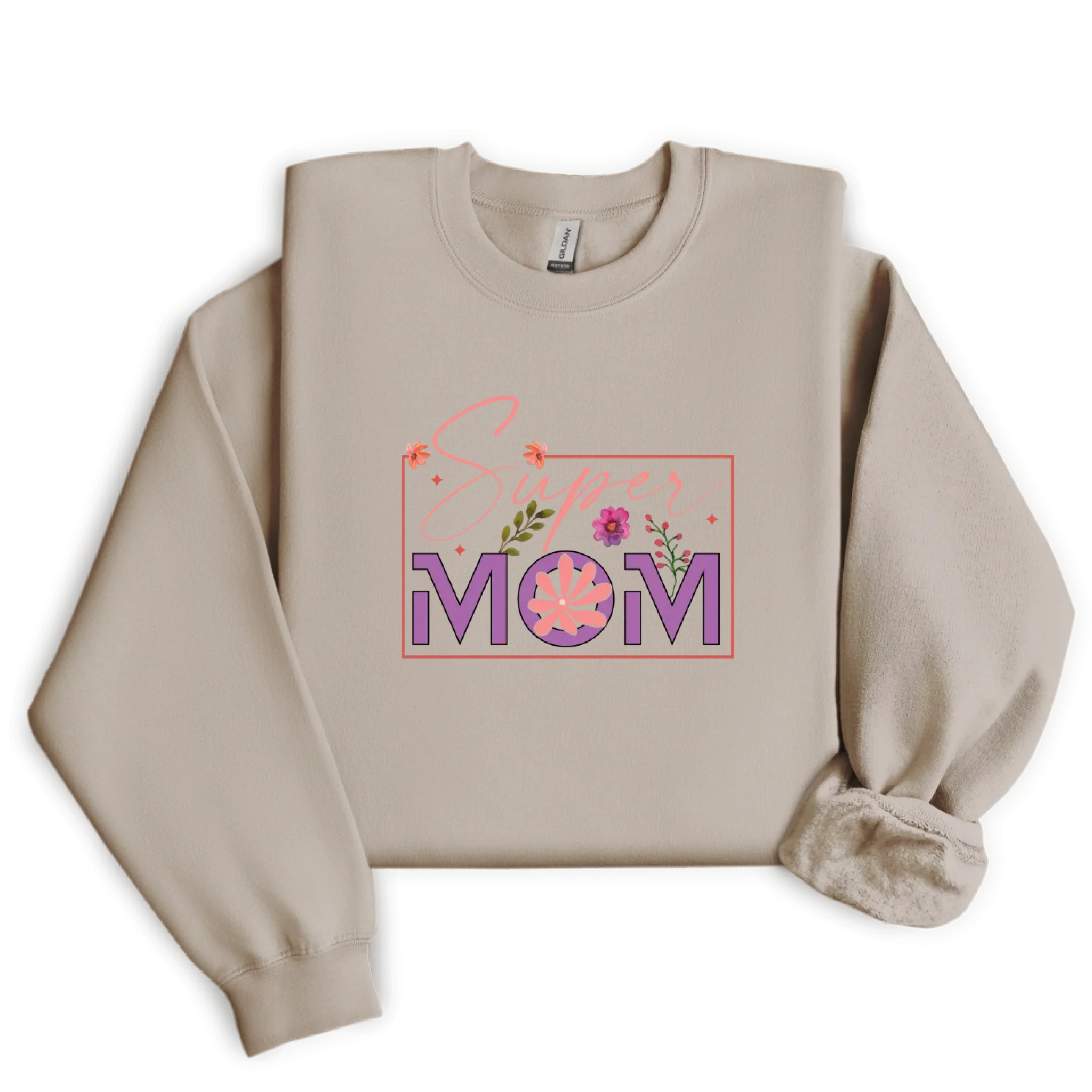 Sweatshirt Super Mom ( Personnalisable )
