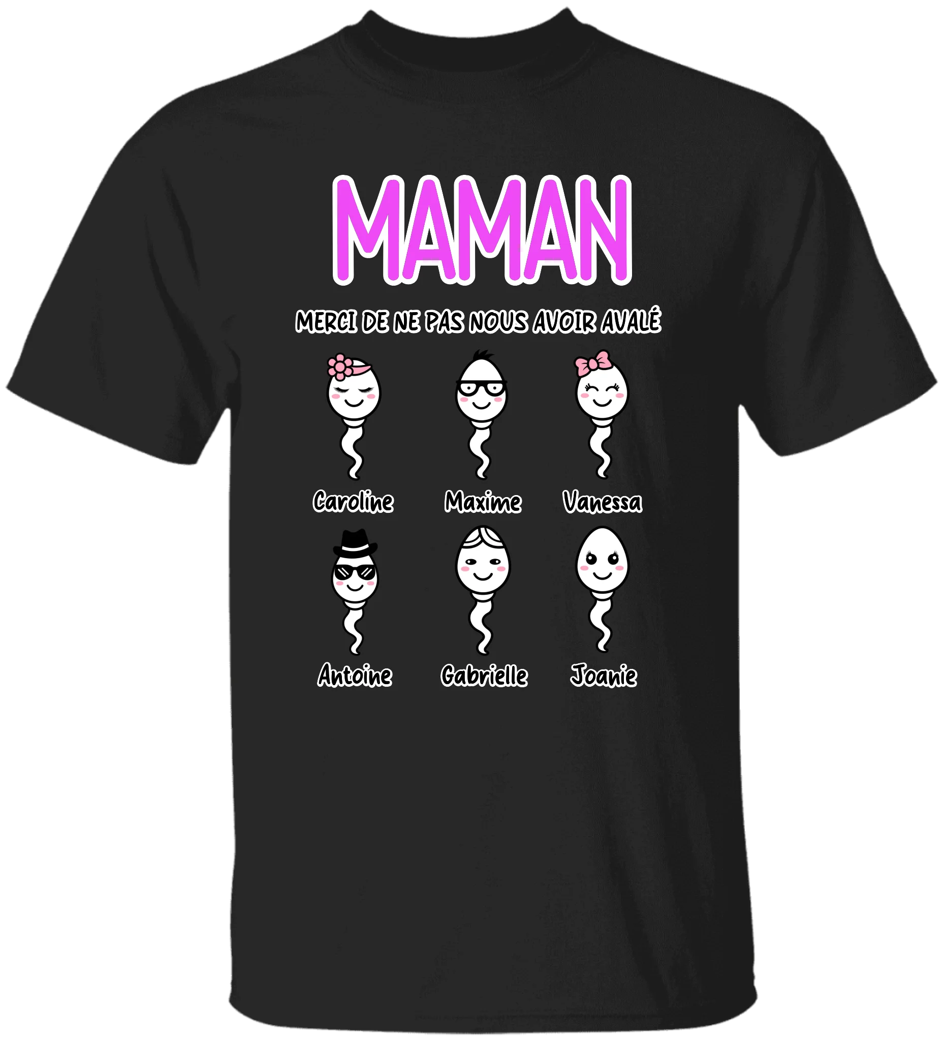 Merci Maman de ne pas m'avoir avalé - Personnalisable