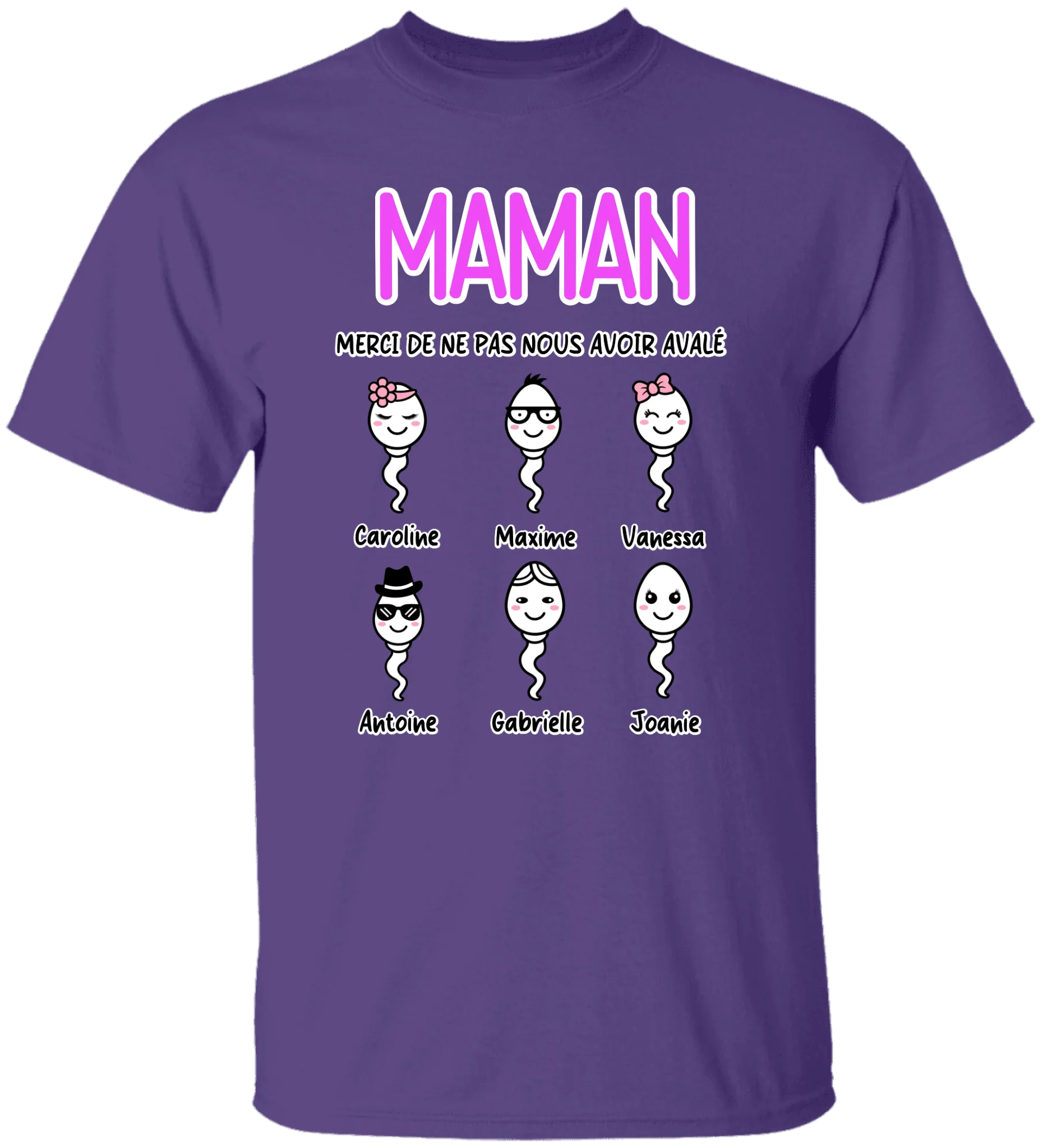 Merci Maman de ne pas m'avoir avalé - Personnalisable