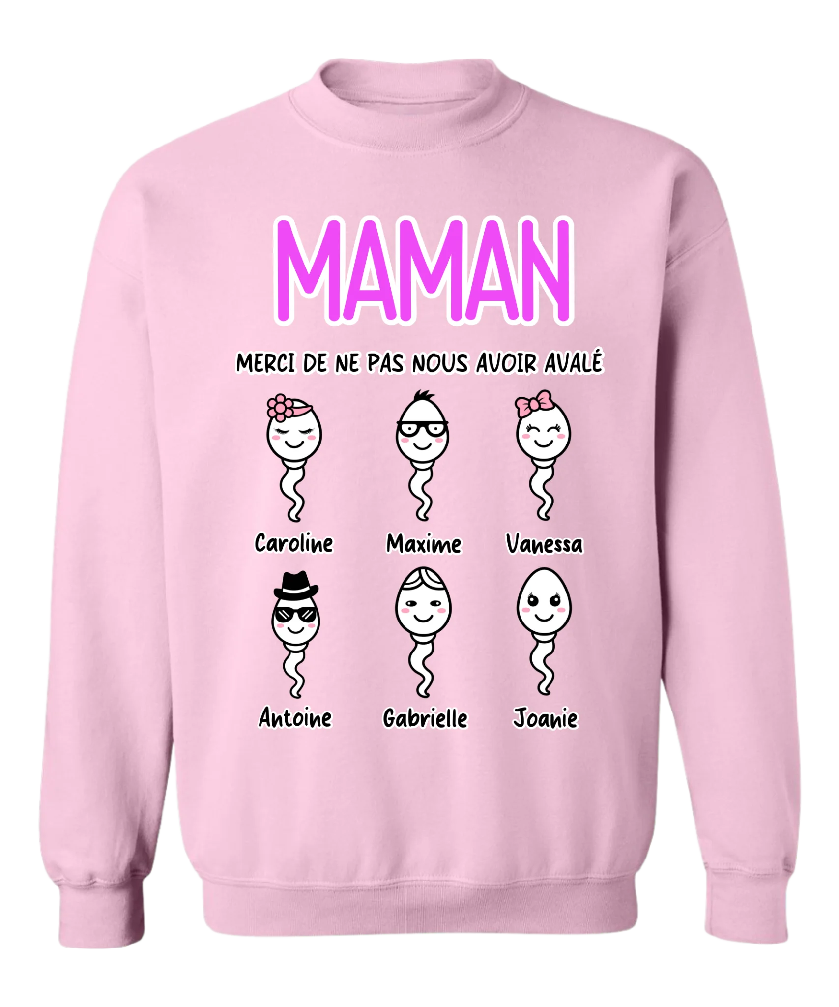 Merci Maman de ne pas m'avoir avalé - Personnalisable