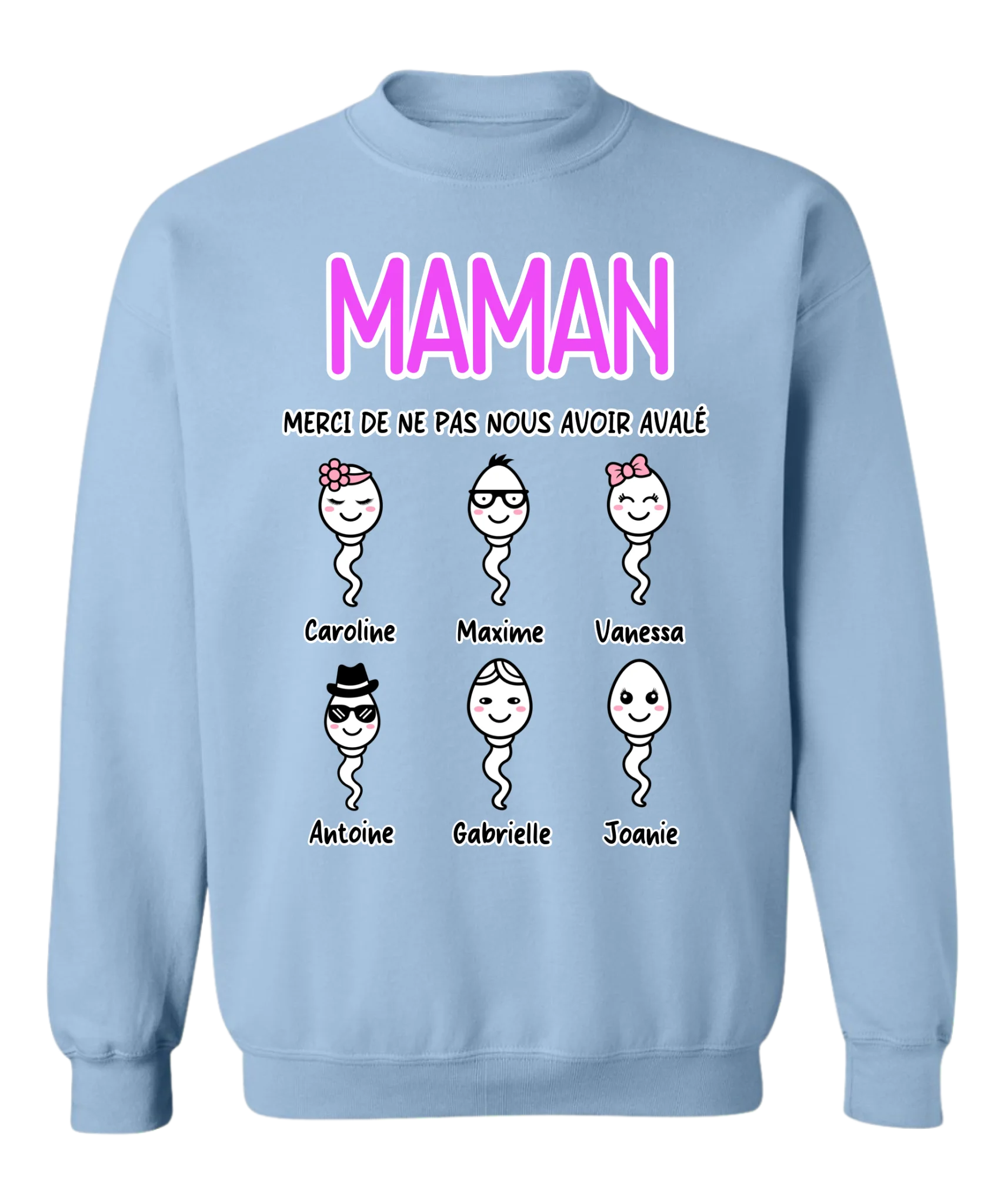 Merci Maman de ne pas m'avoir avalé - Personnalisable