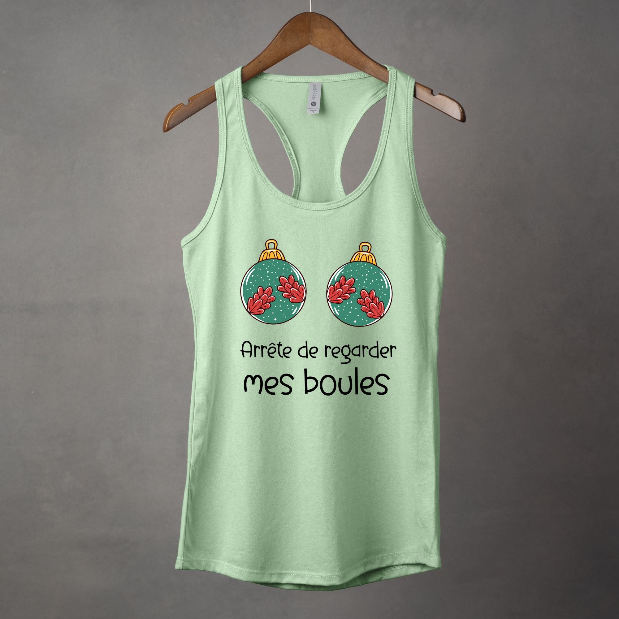Camisole Arrête de regarder mes boules