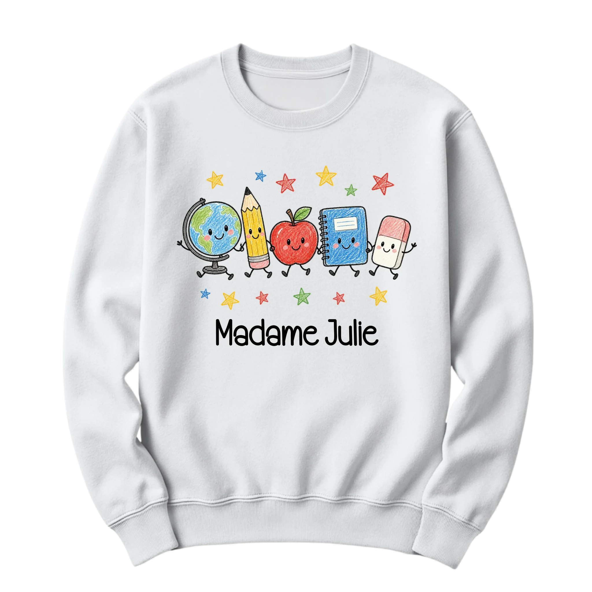 crewneck blanc