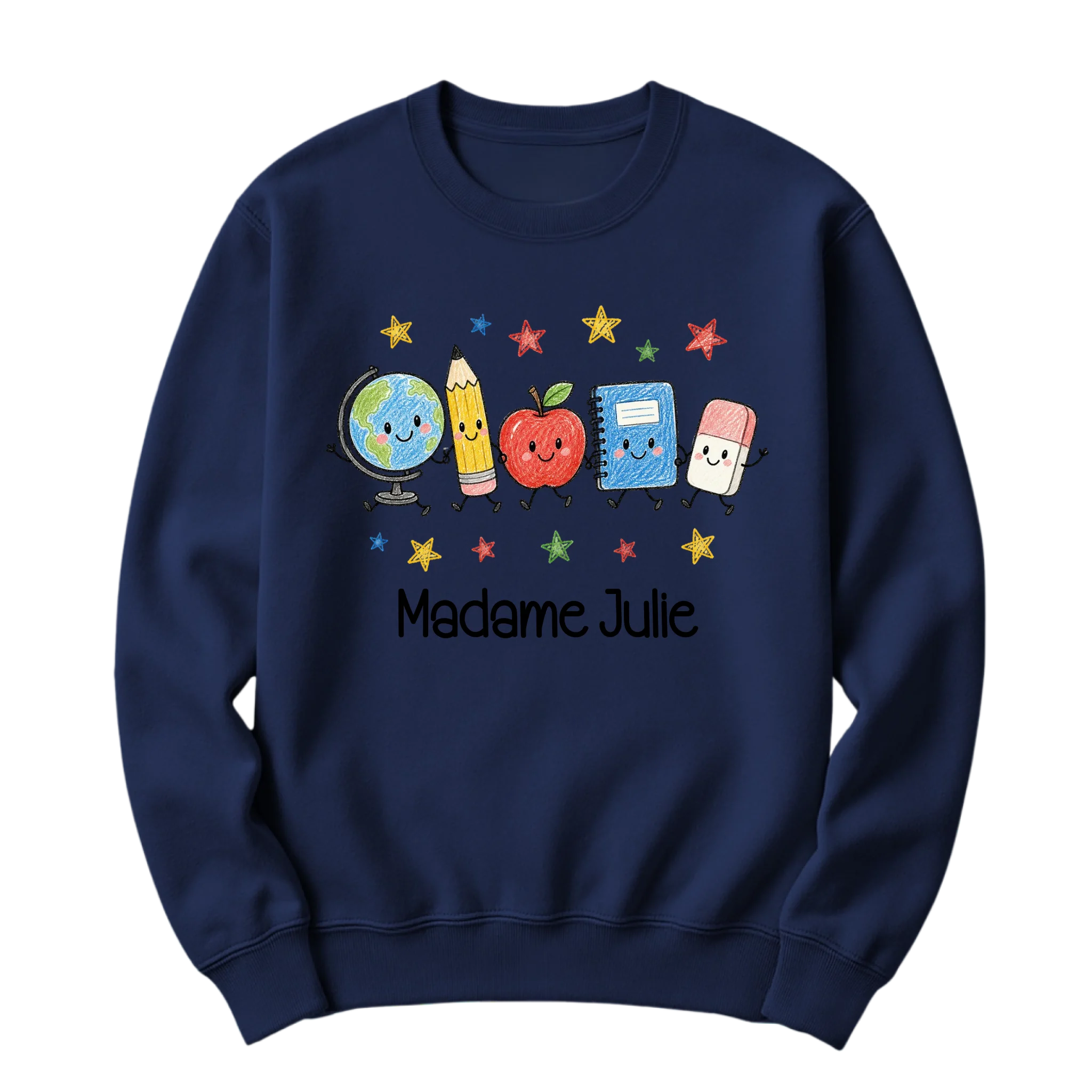 crewneck blanc