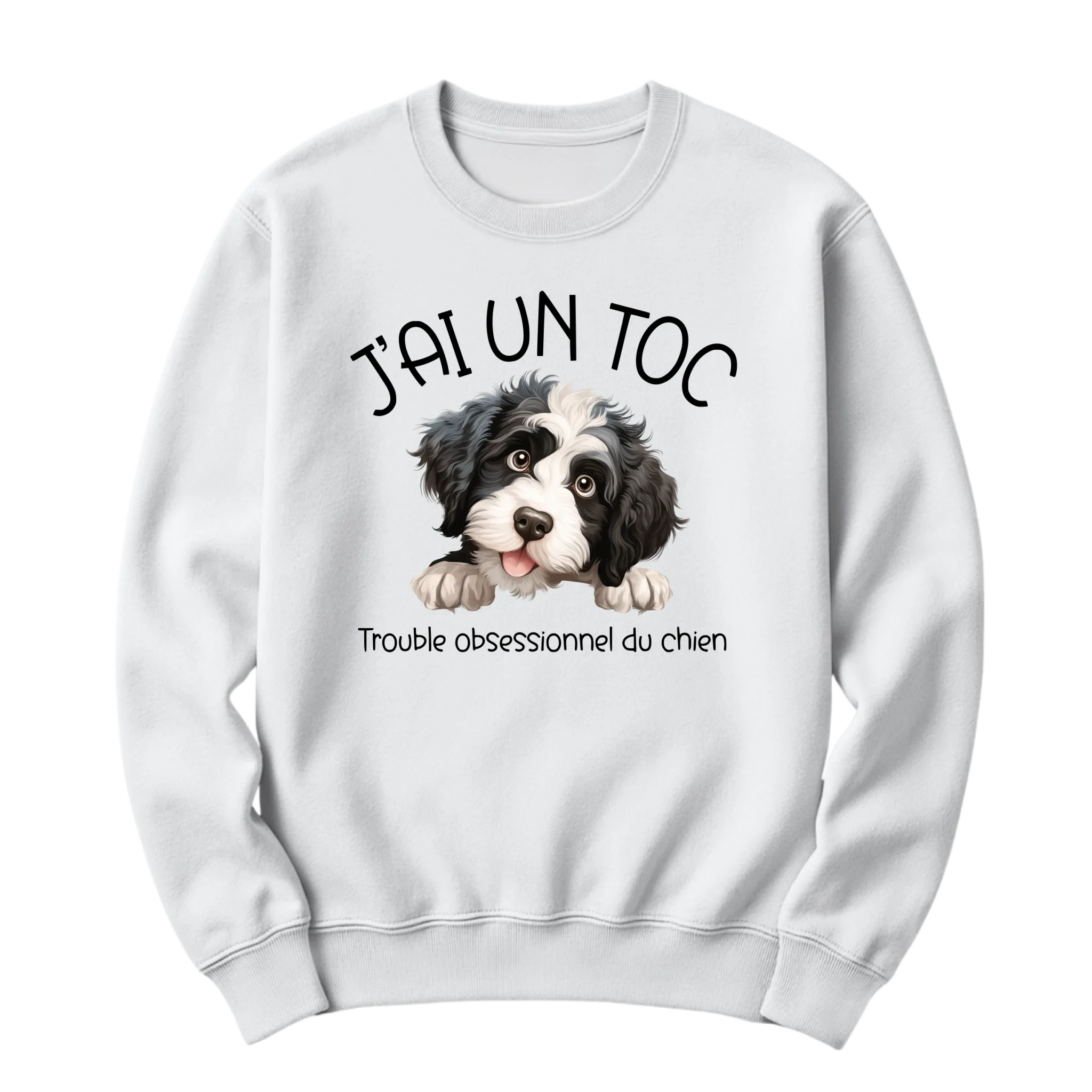 crewneck blanc