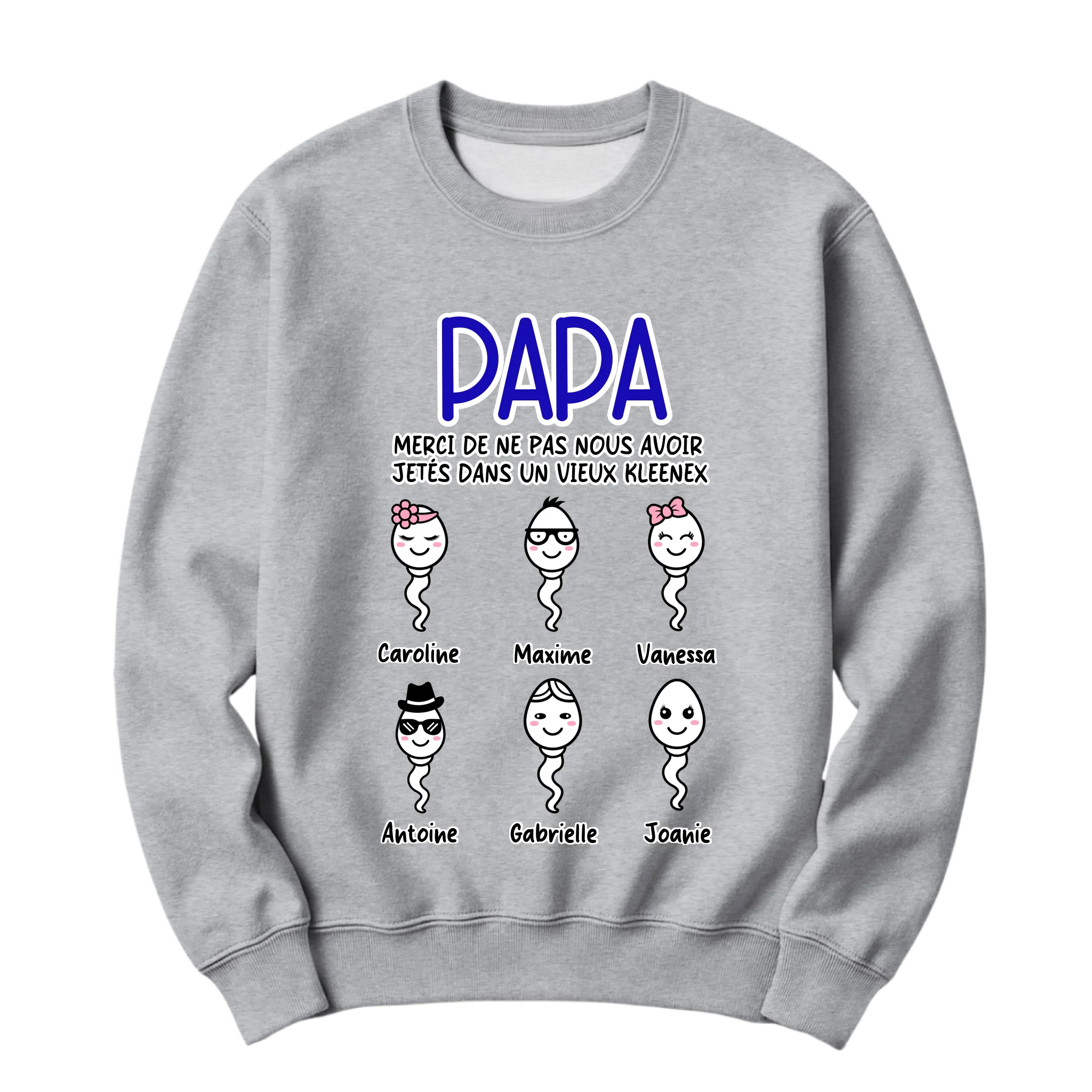 crewneck blanc