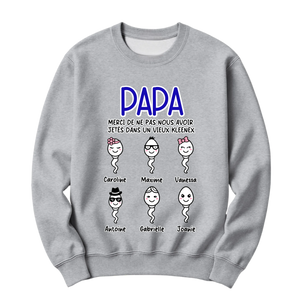 crewneck blanc