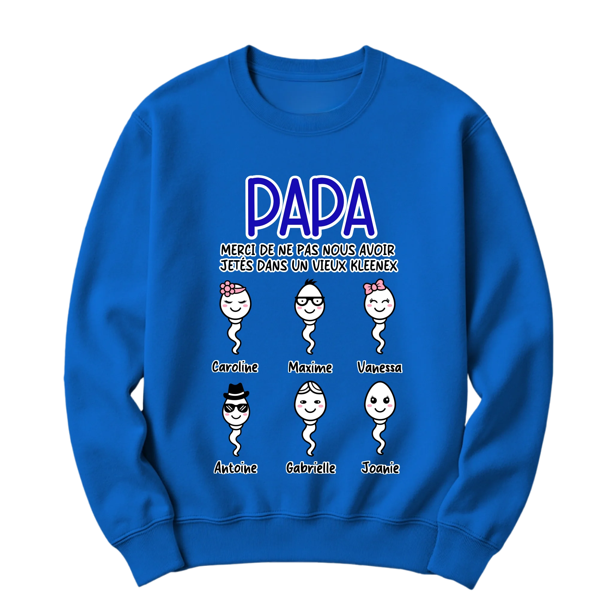 crewneck blanc
