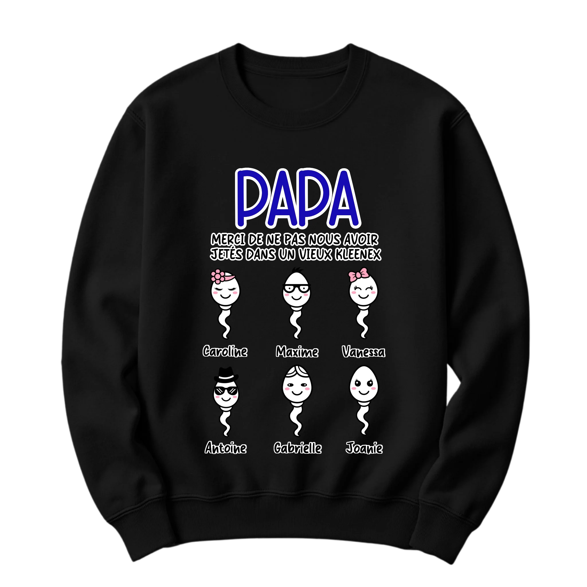 crewneck blanc