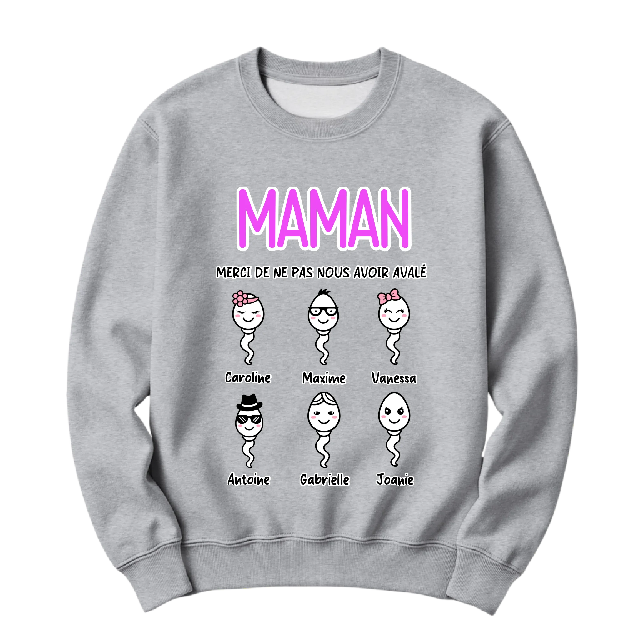 crewneck blanc