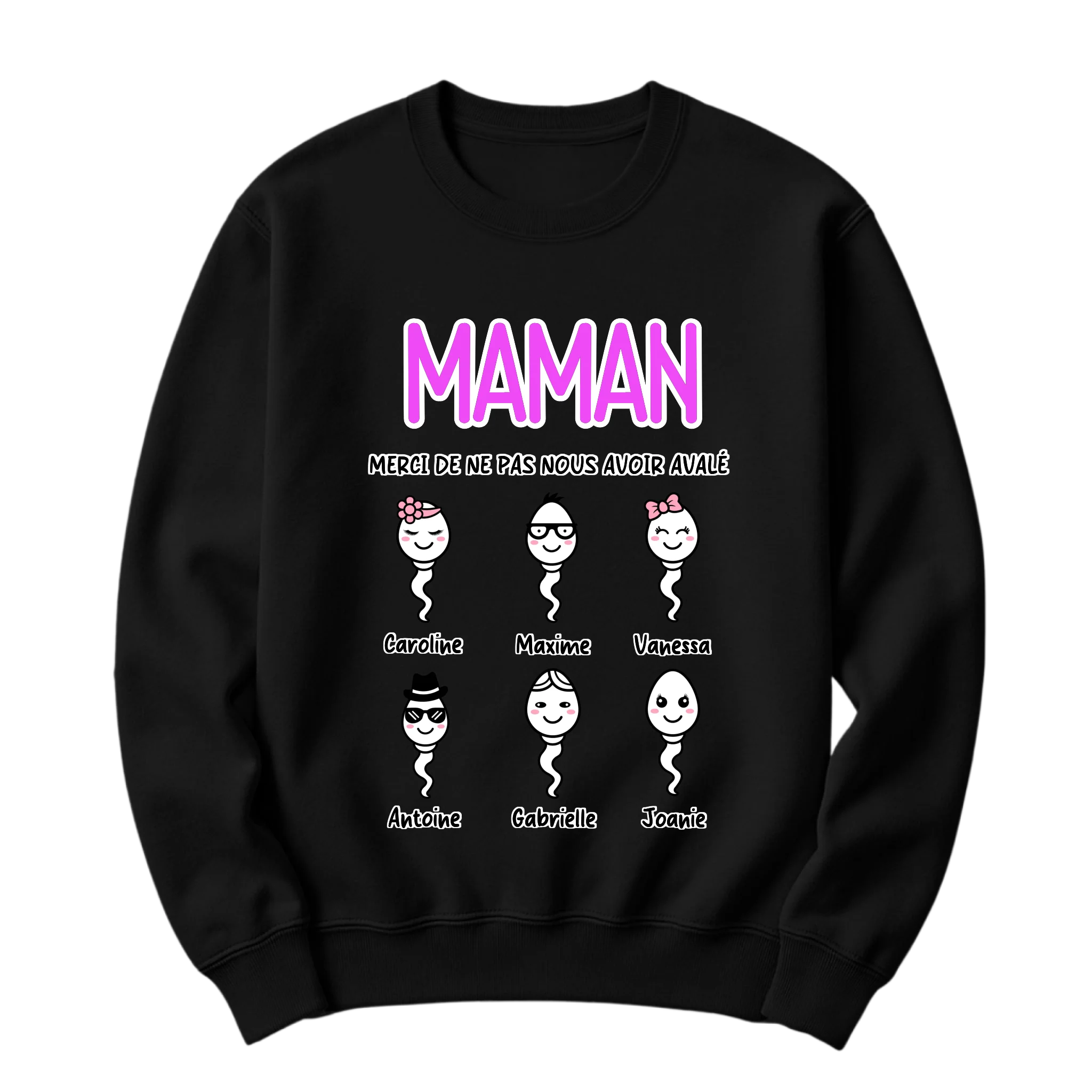 crewneck blanc