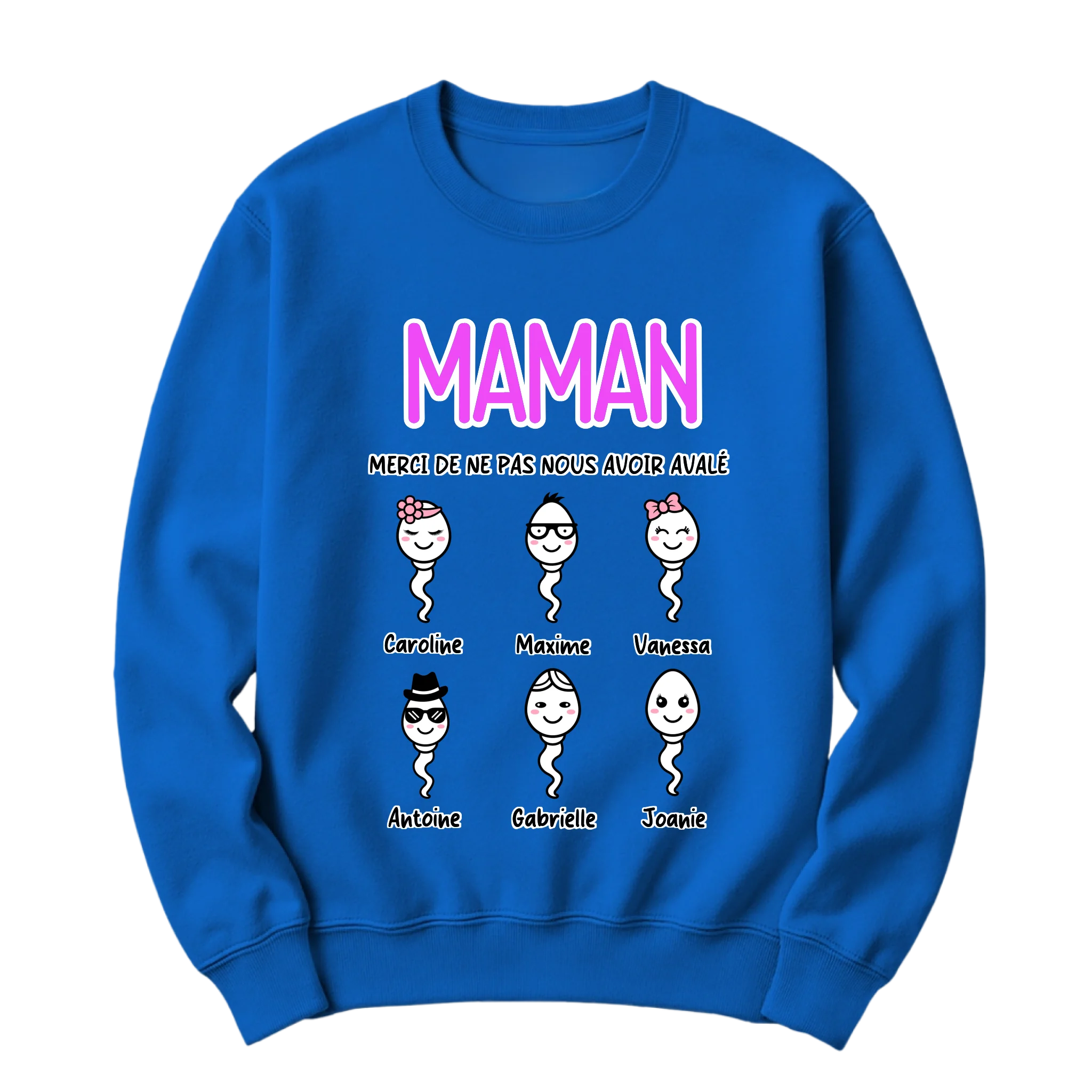 crewneck blanc
