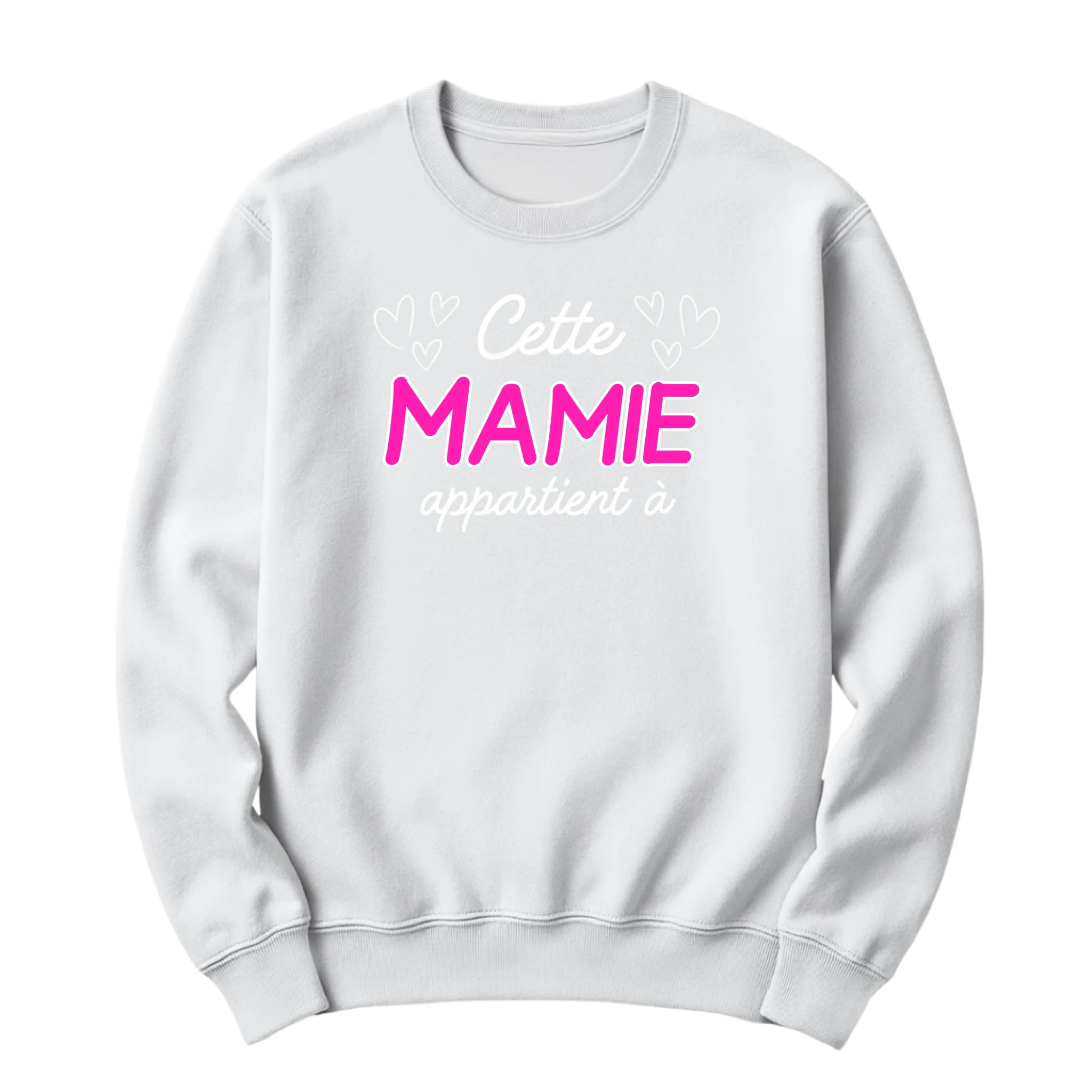 crewneck blanc