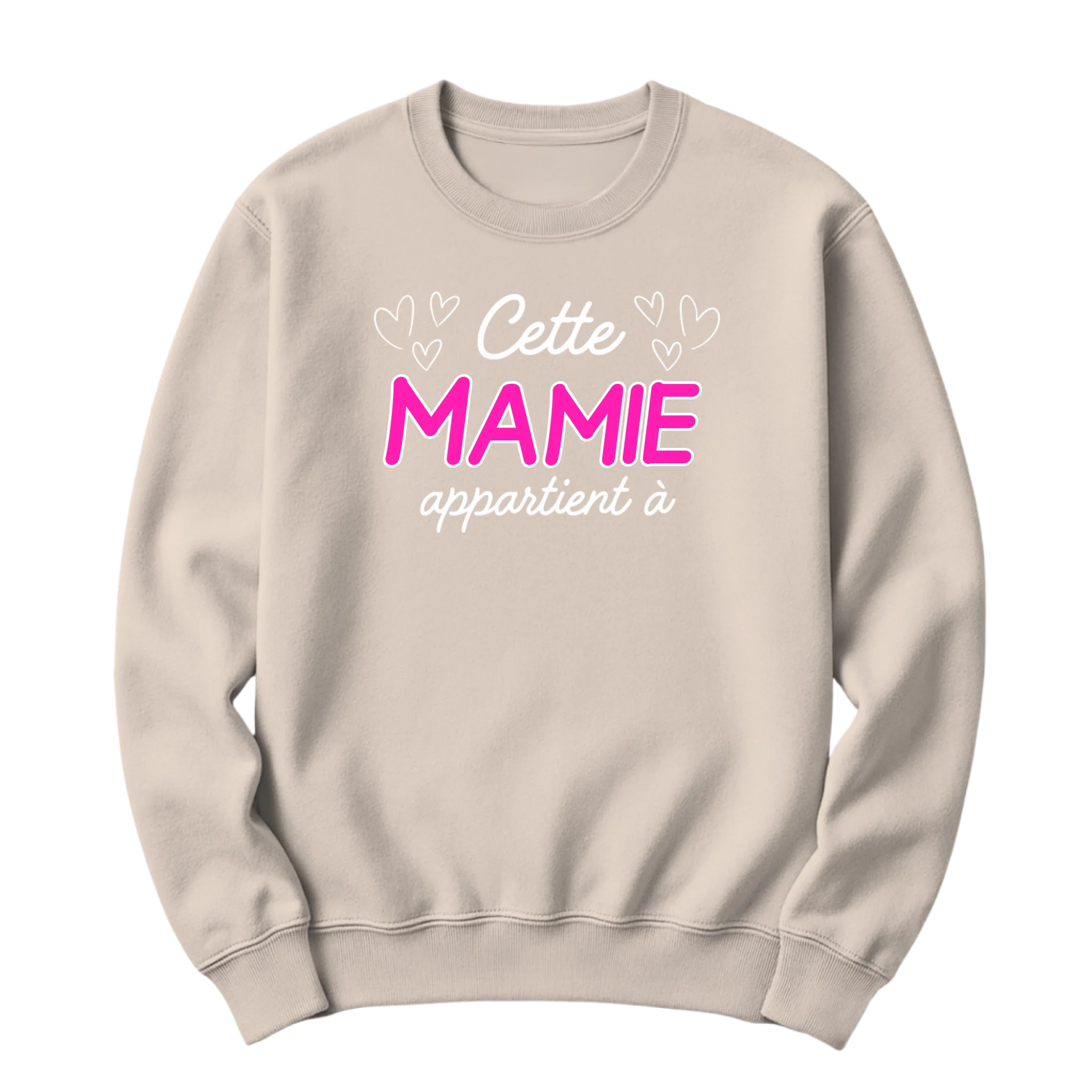 crewneck blanc
