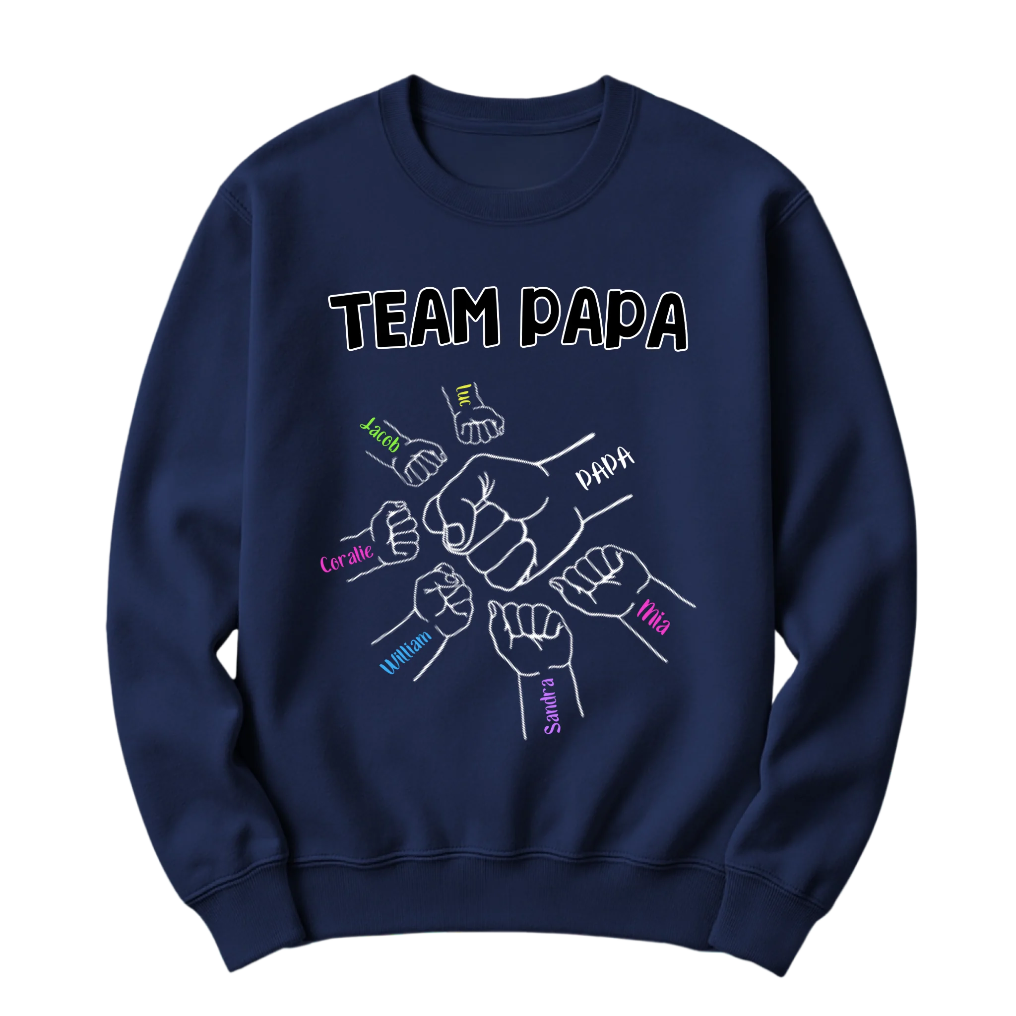 Crewneck Personnalisable Team Papa