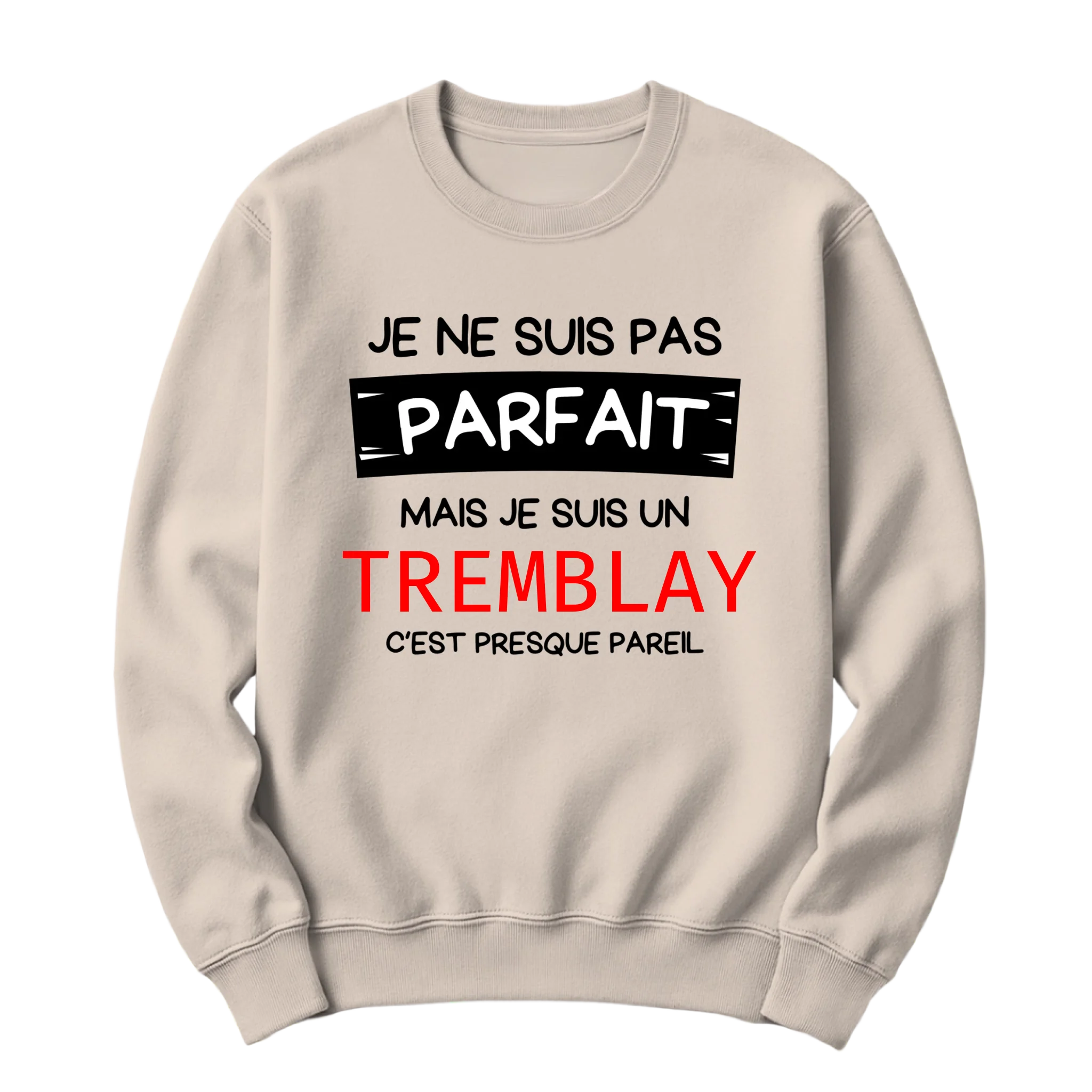 crewneck blanc