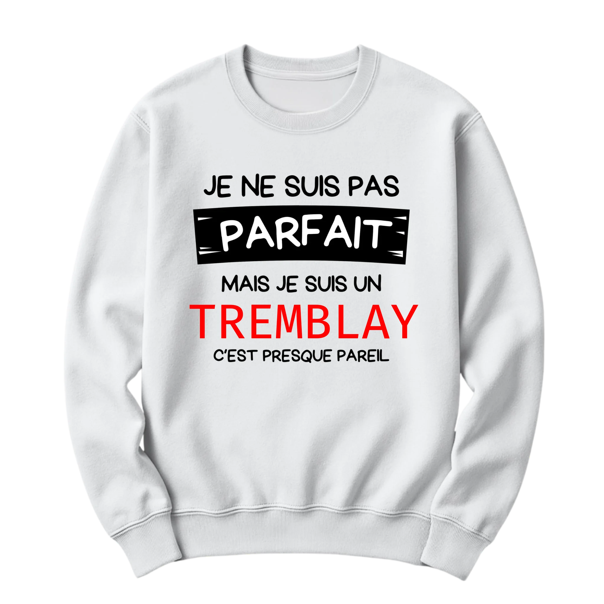 crewneck blanc