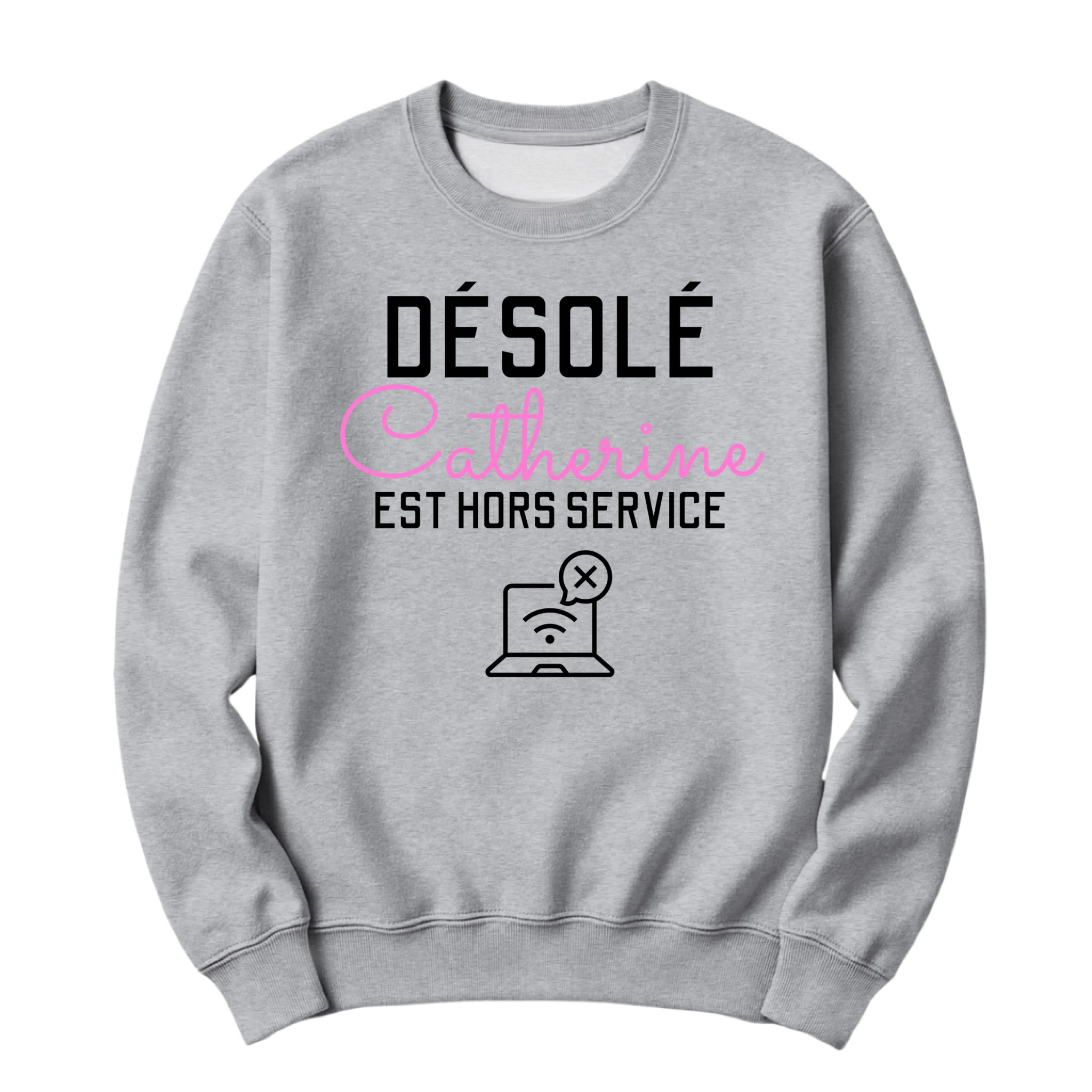 crewneck blanc