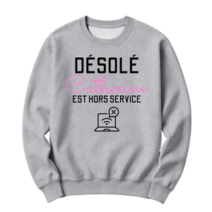 crewneck blanc