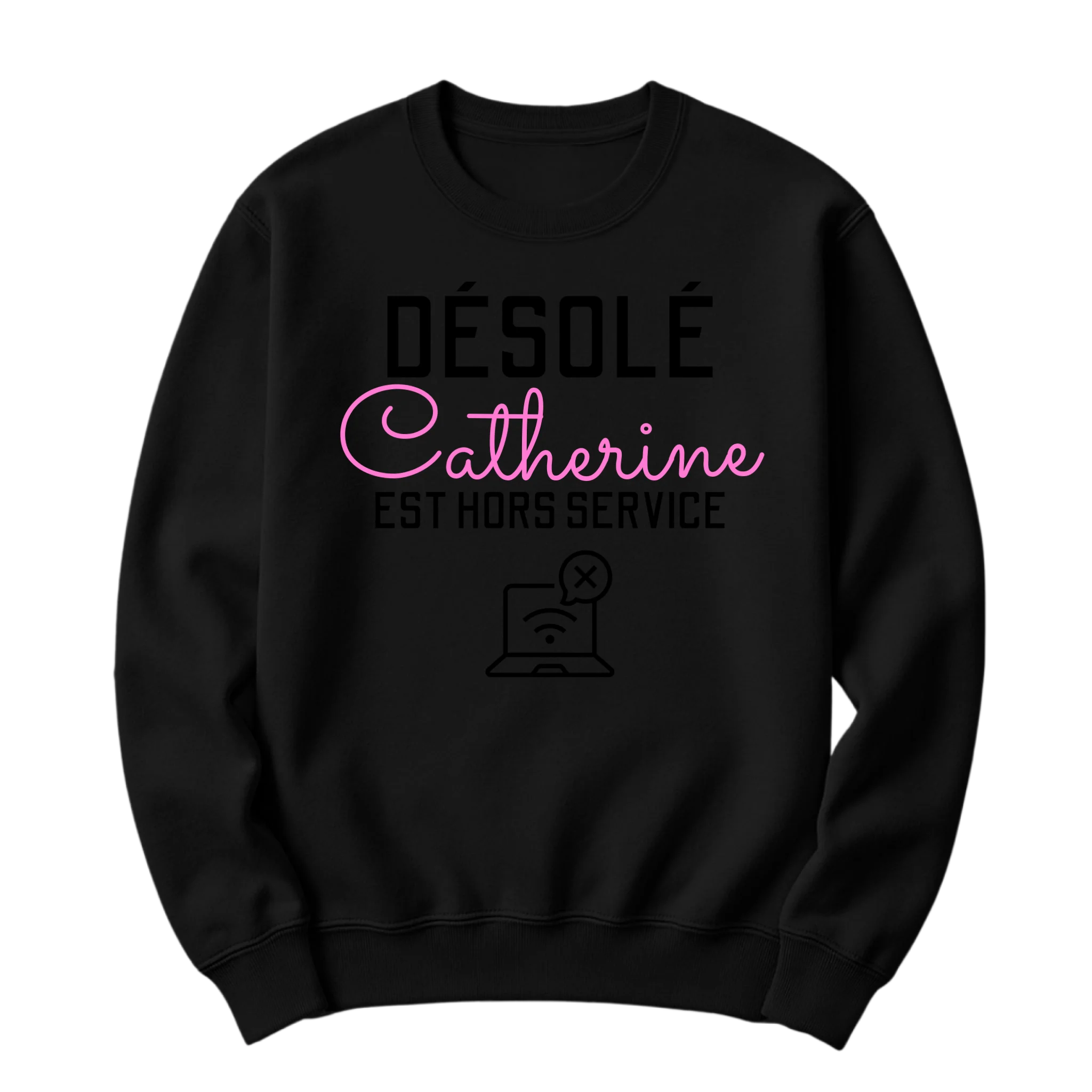 crewneck blanc