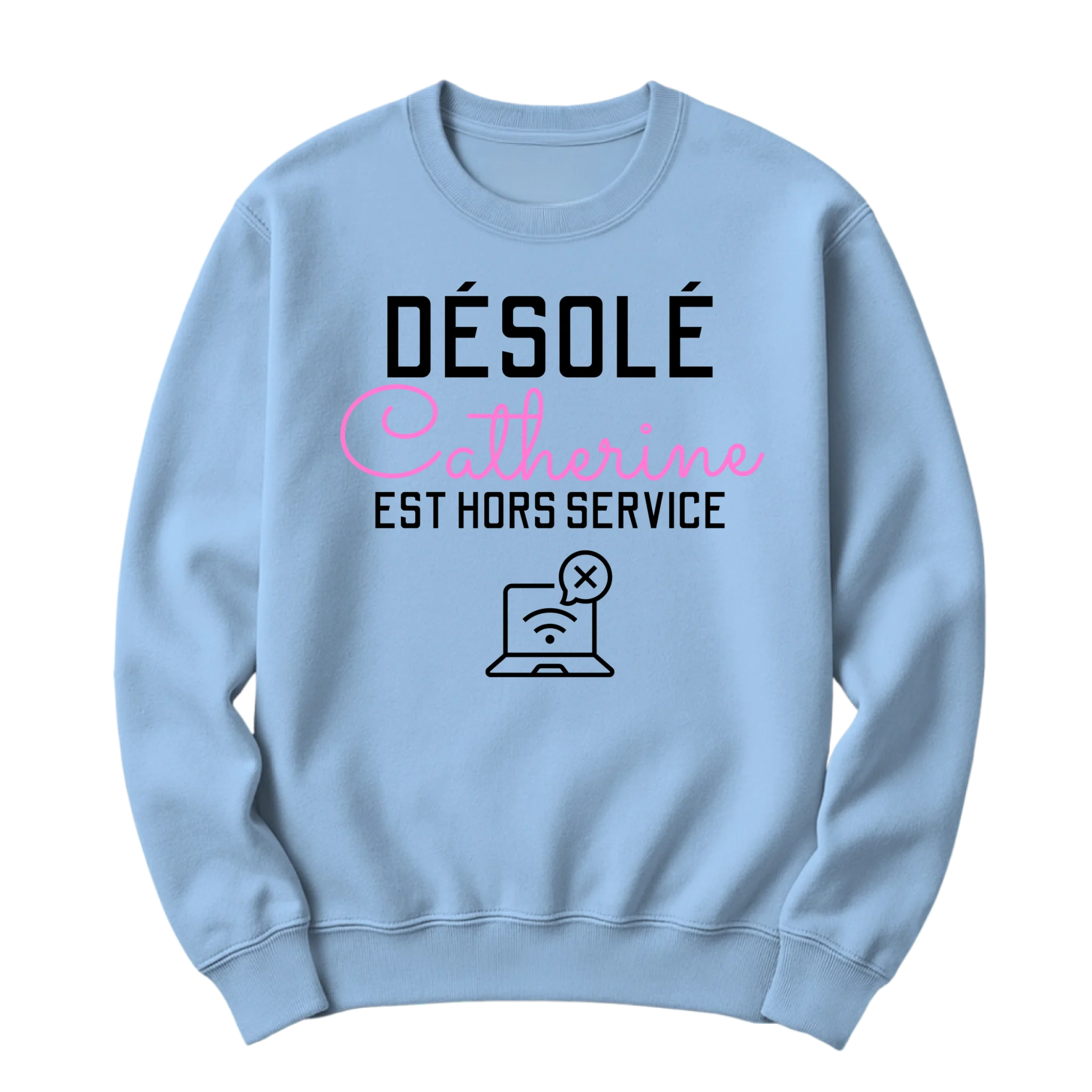 crewneck blanc