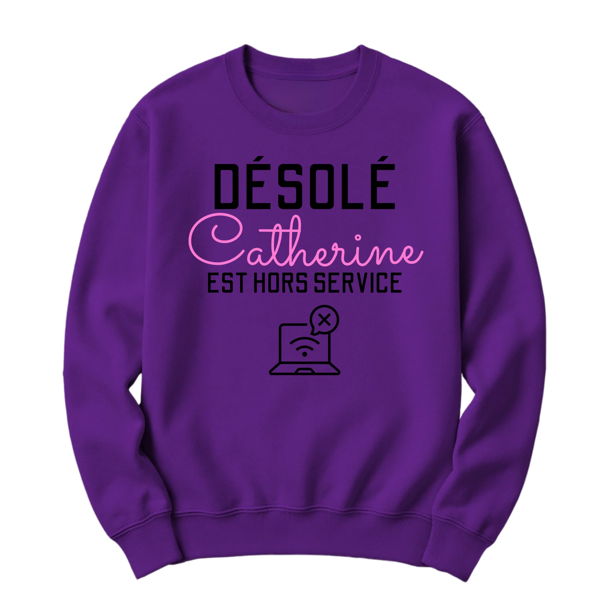 crewneck blanc