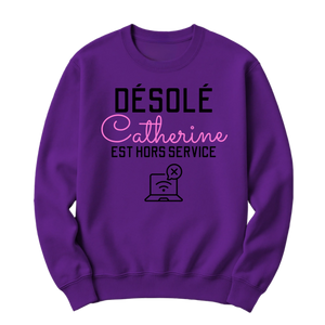 crewneck blanc