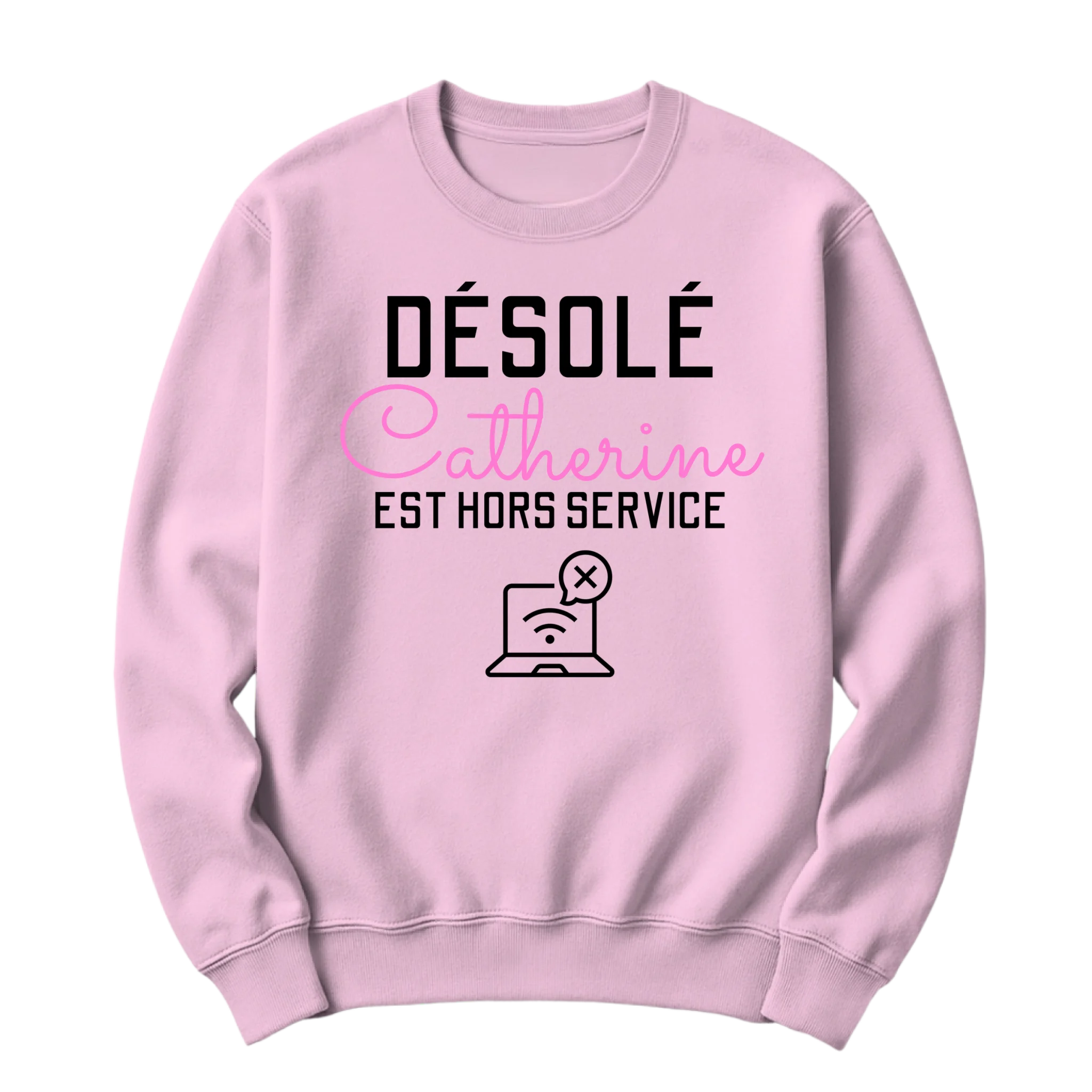 crewneck blanc