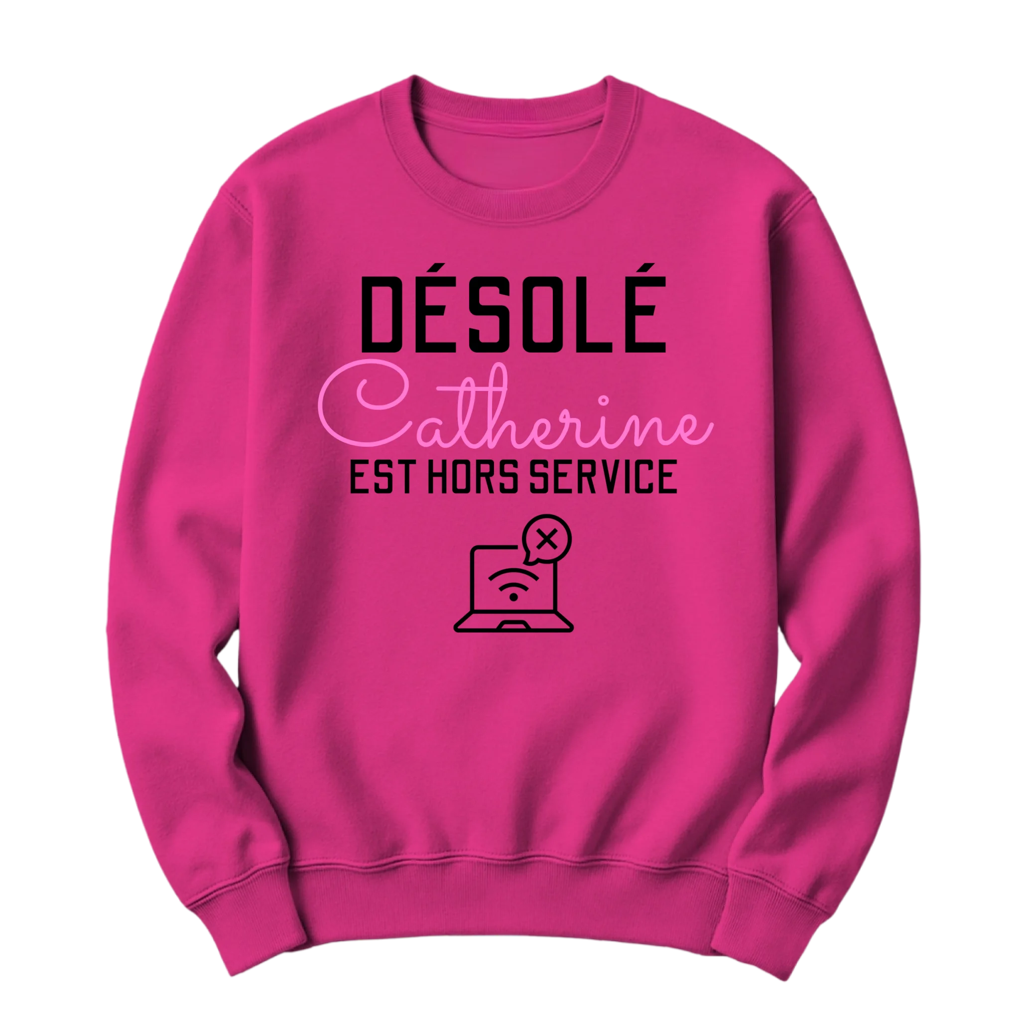 crewneck blanc