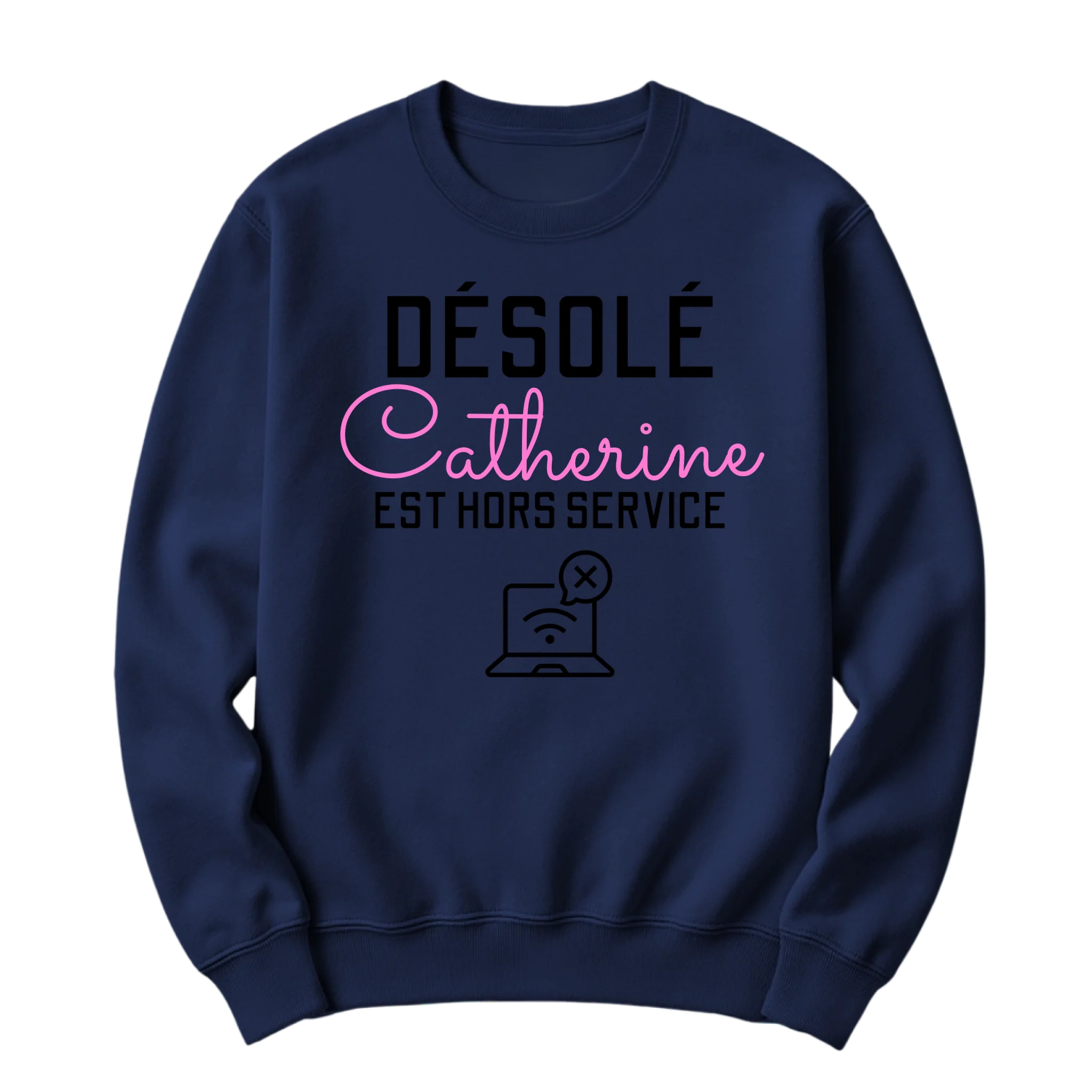 crewneck blanc