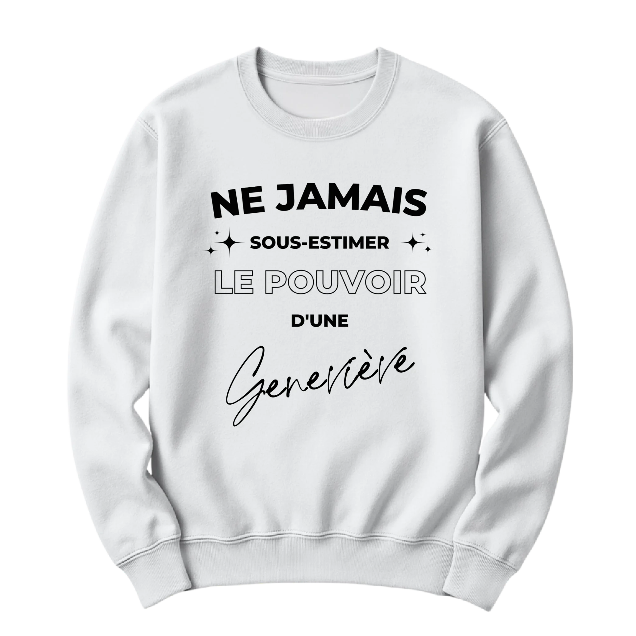crewneck blanc