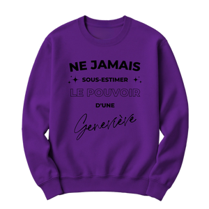 crewneck blanc