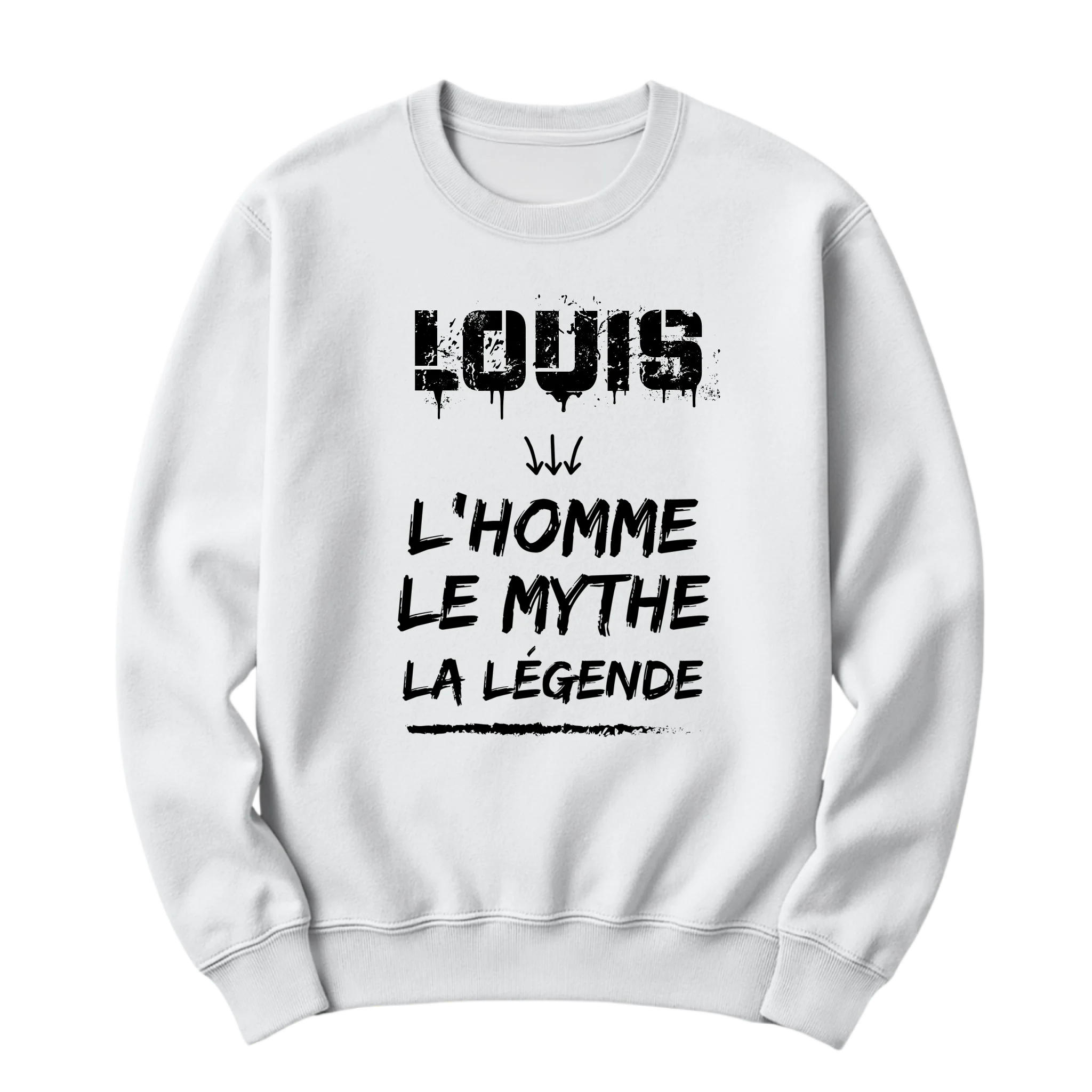 crewneck blanc