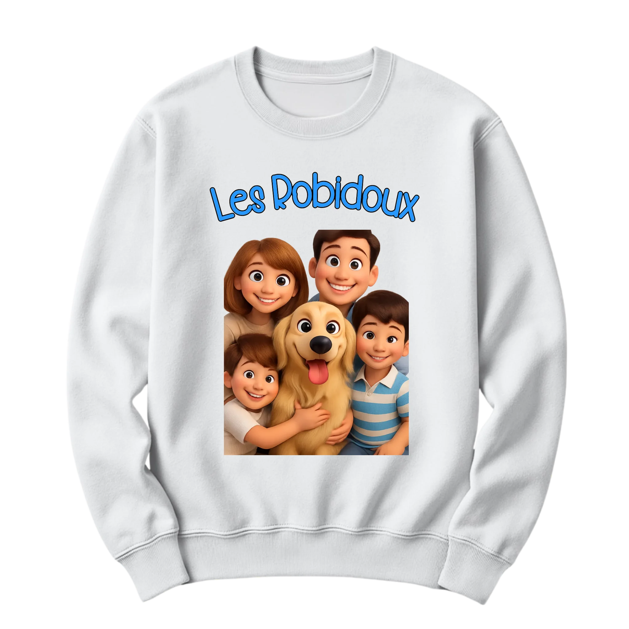 crewneck blanc