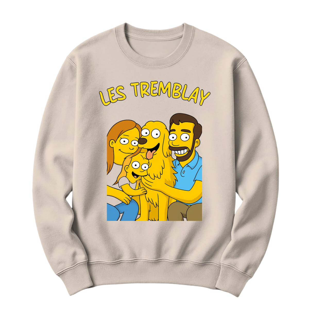 crewneck blanc