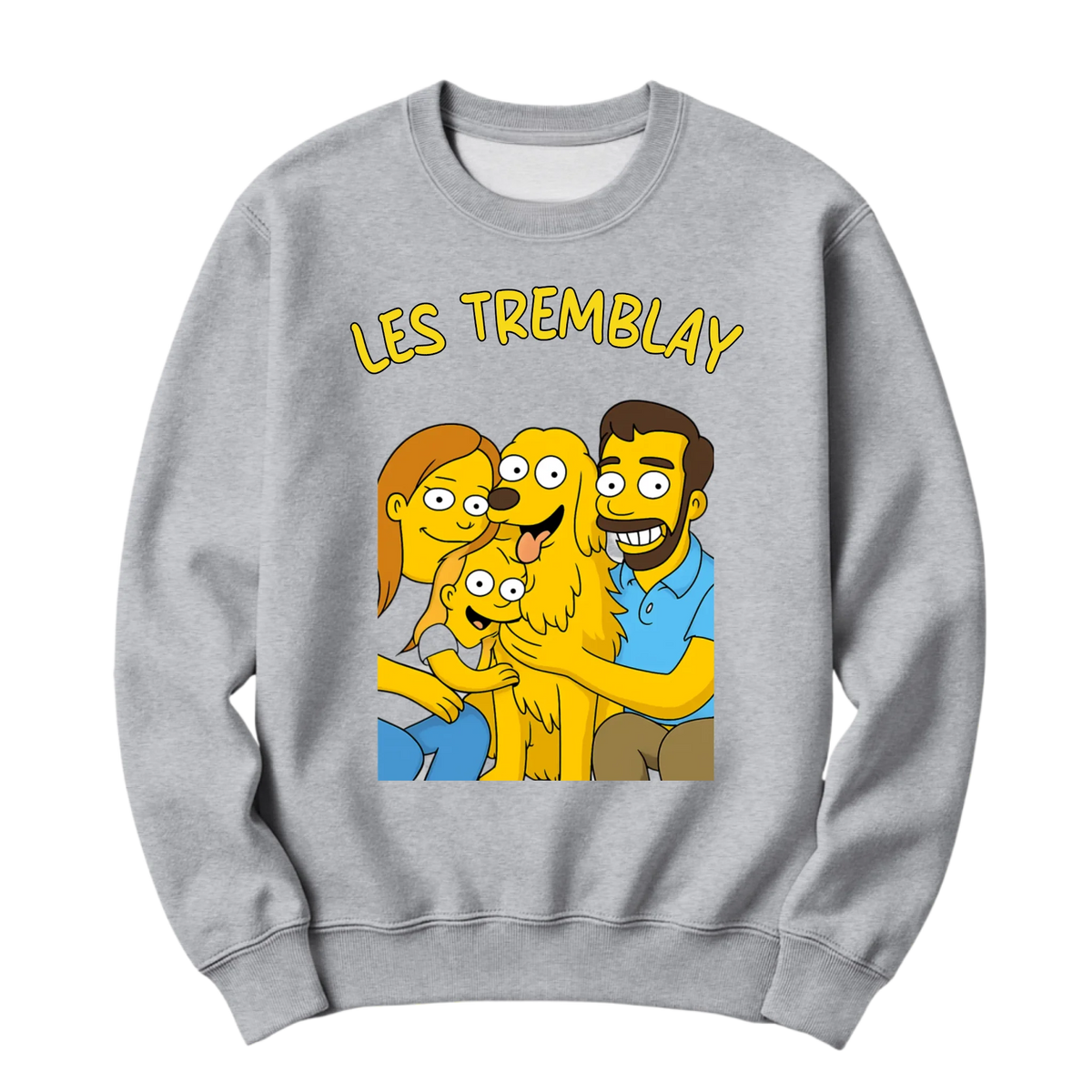 crewneck blanc