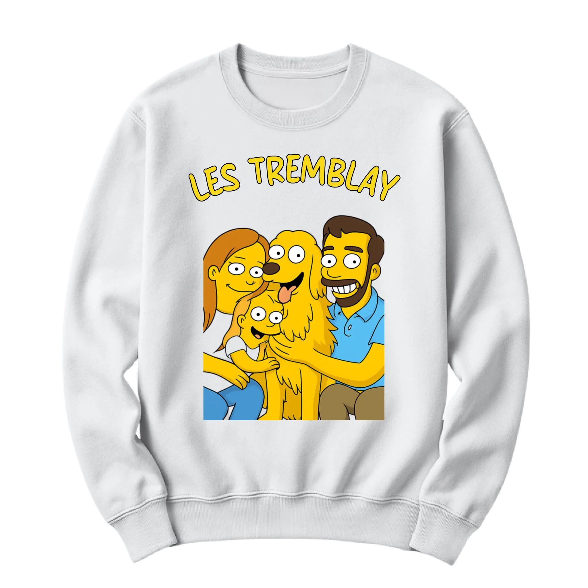 crewneck blanc