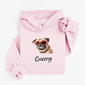 hoodie rose pale
