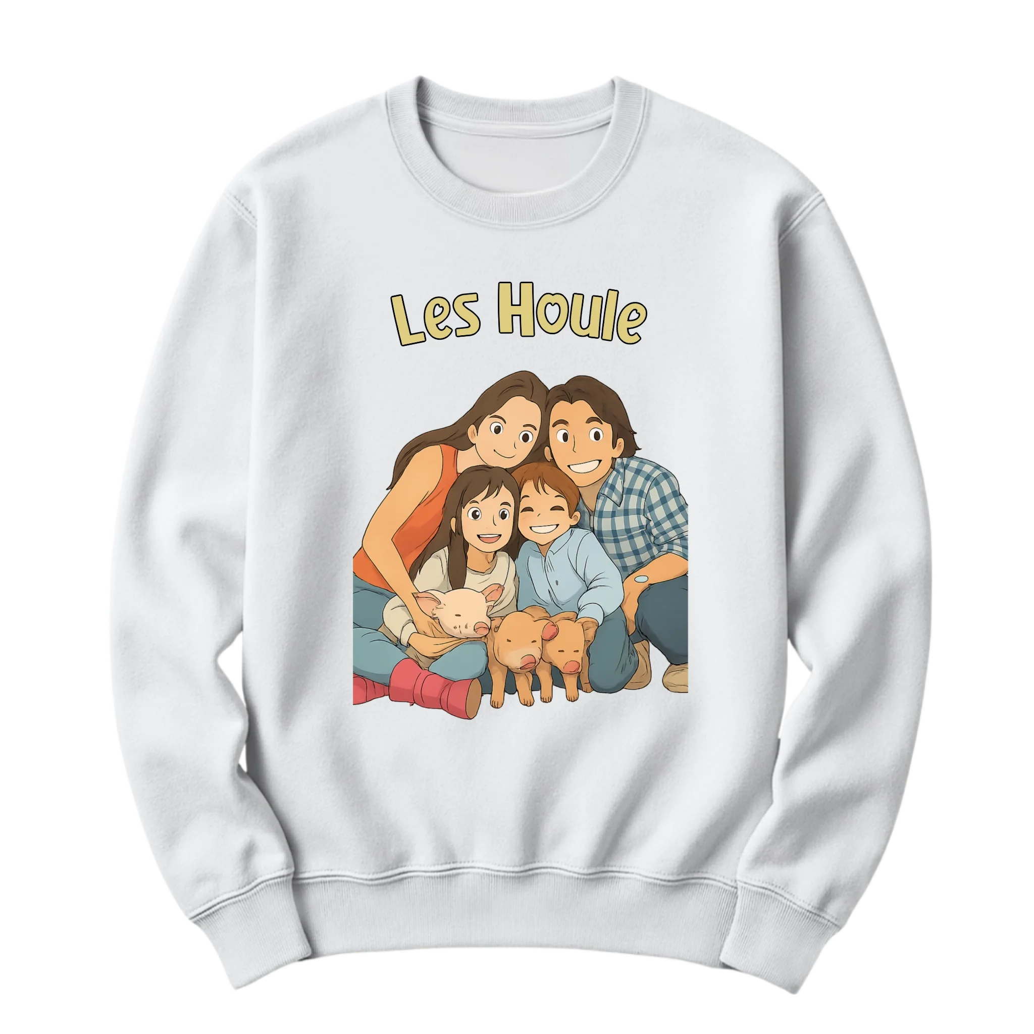 crewneck blanc