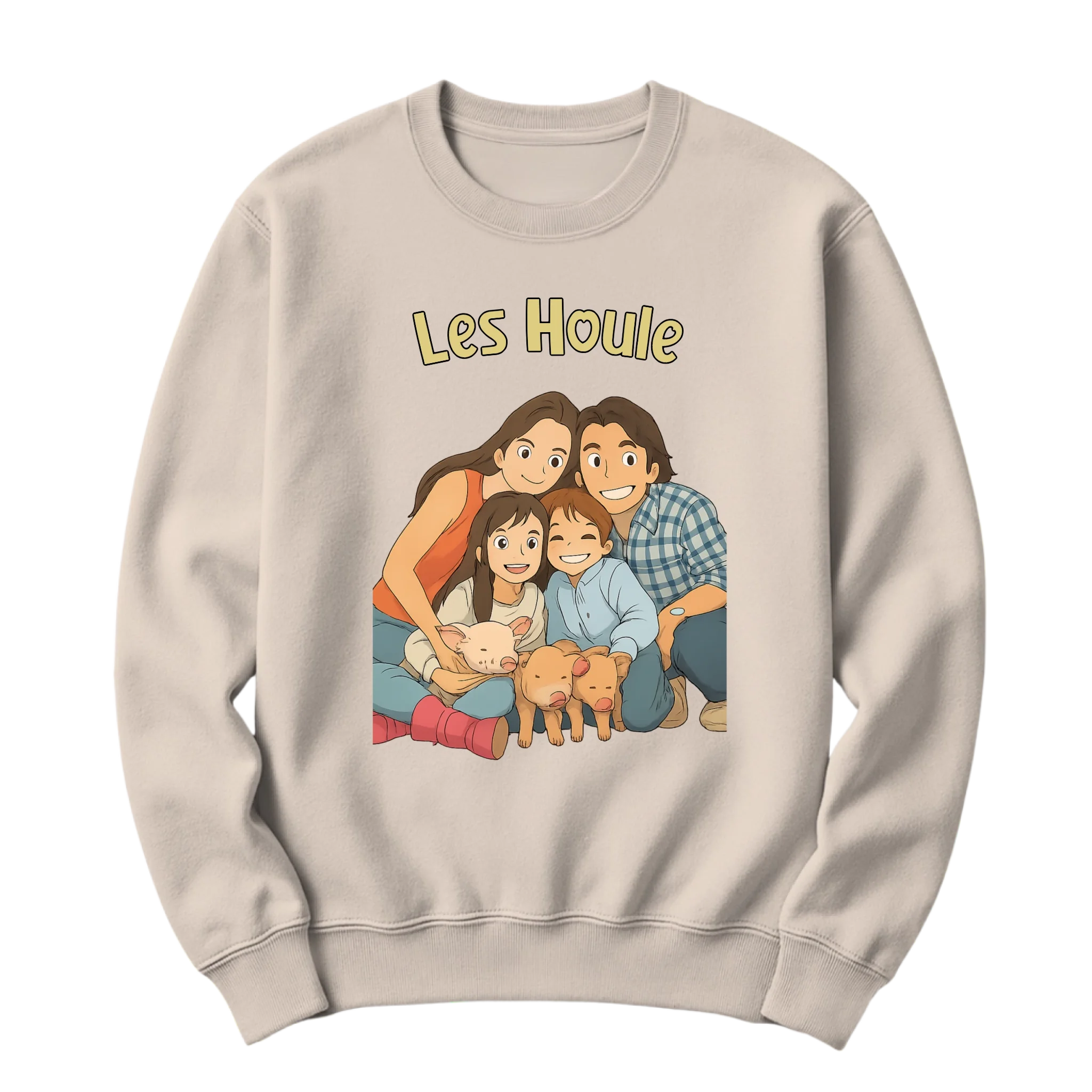 crewneck blanc