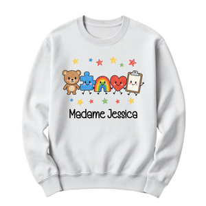 crewneck blanc
